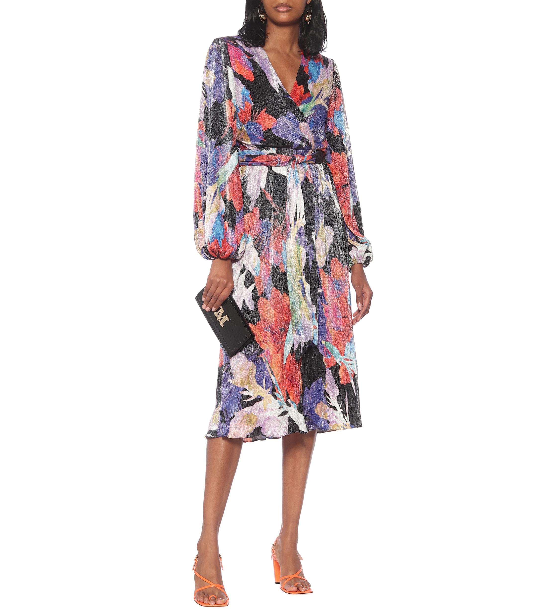 Rebecca Vallance Belladonna Printed Midi Dress - Lyst