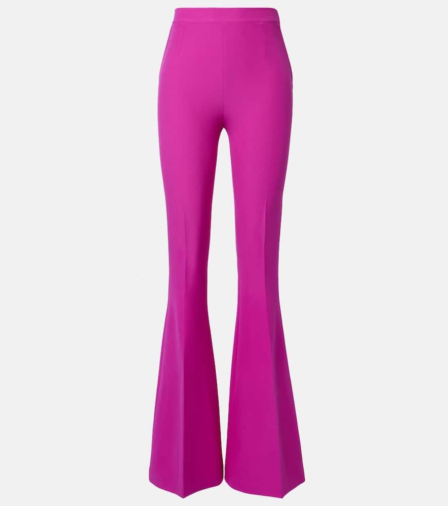 【Safiyaa】 Halluana high-riseフレアパンツ Halluana high-rise flared pants in pink - Safiyaa | Mytheresa