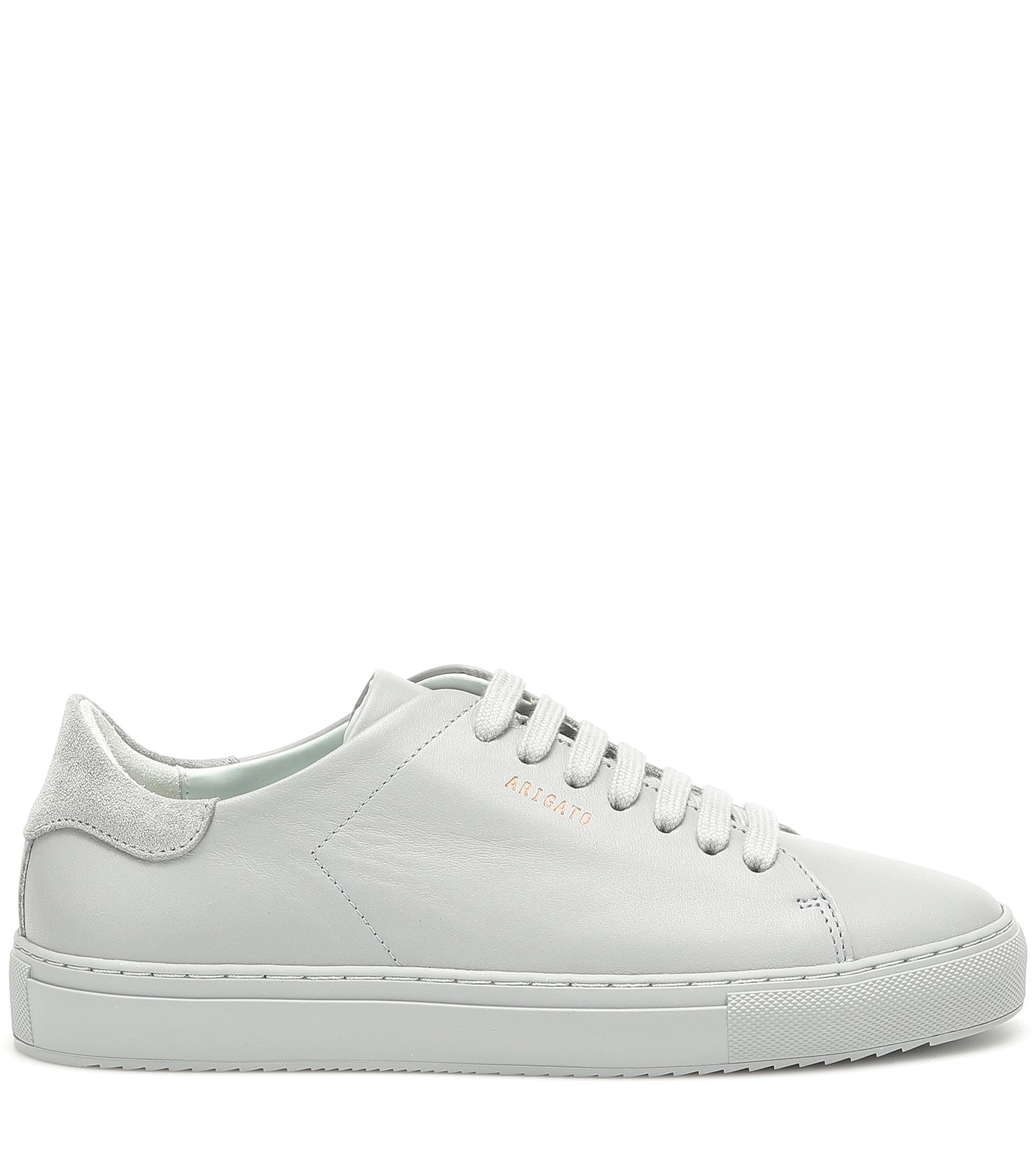 Axel Arigato Clean 90 Leather Sneakers in Grey (Gray) - Lyst