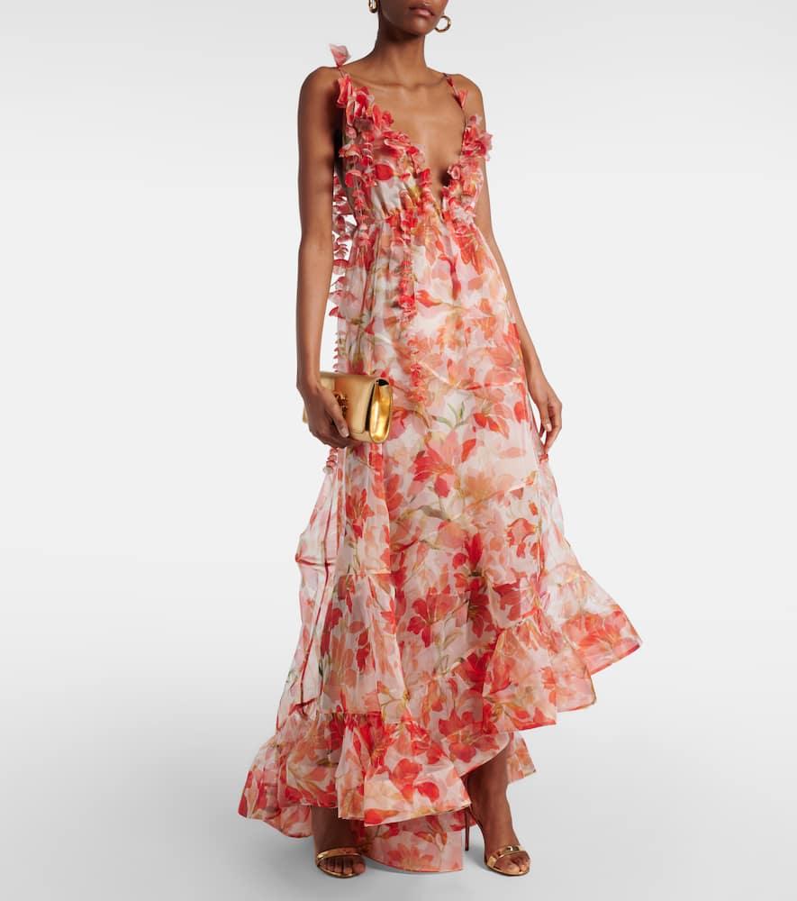 Gown Vestito Zimmermann Zimmermann Tranquillity Floral Silk