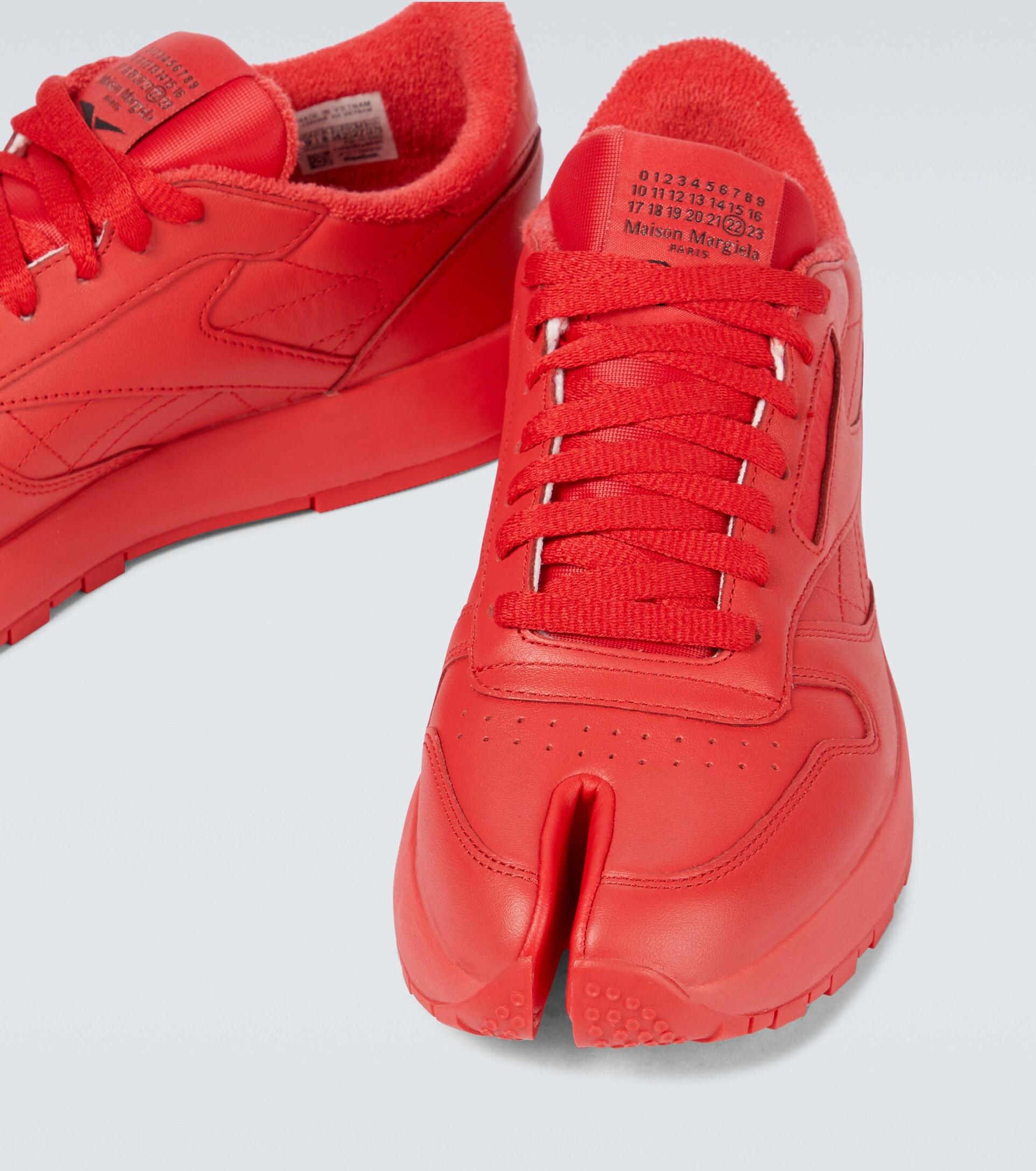 Maison Margiela X Reebok Project 0 Classic Leather Tabi Sneakers