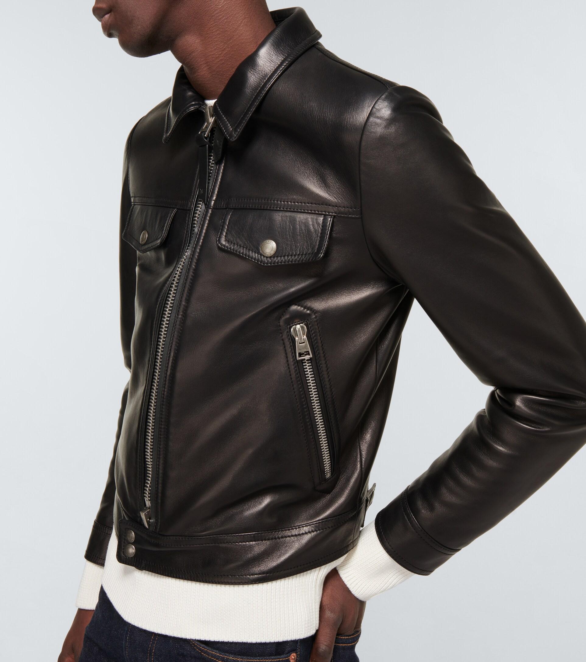 Actualizar 101+ imagen tom ford men's leather jacket - Abzlocal.mx