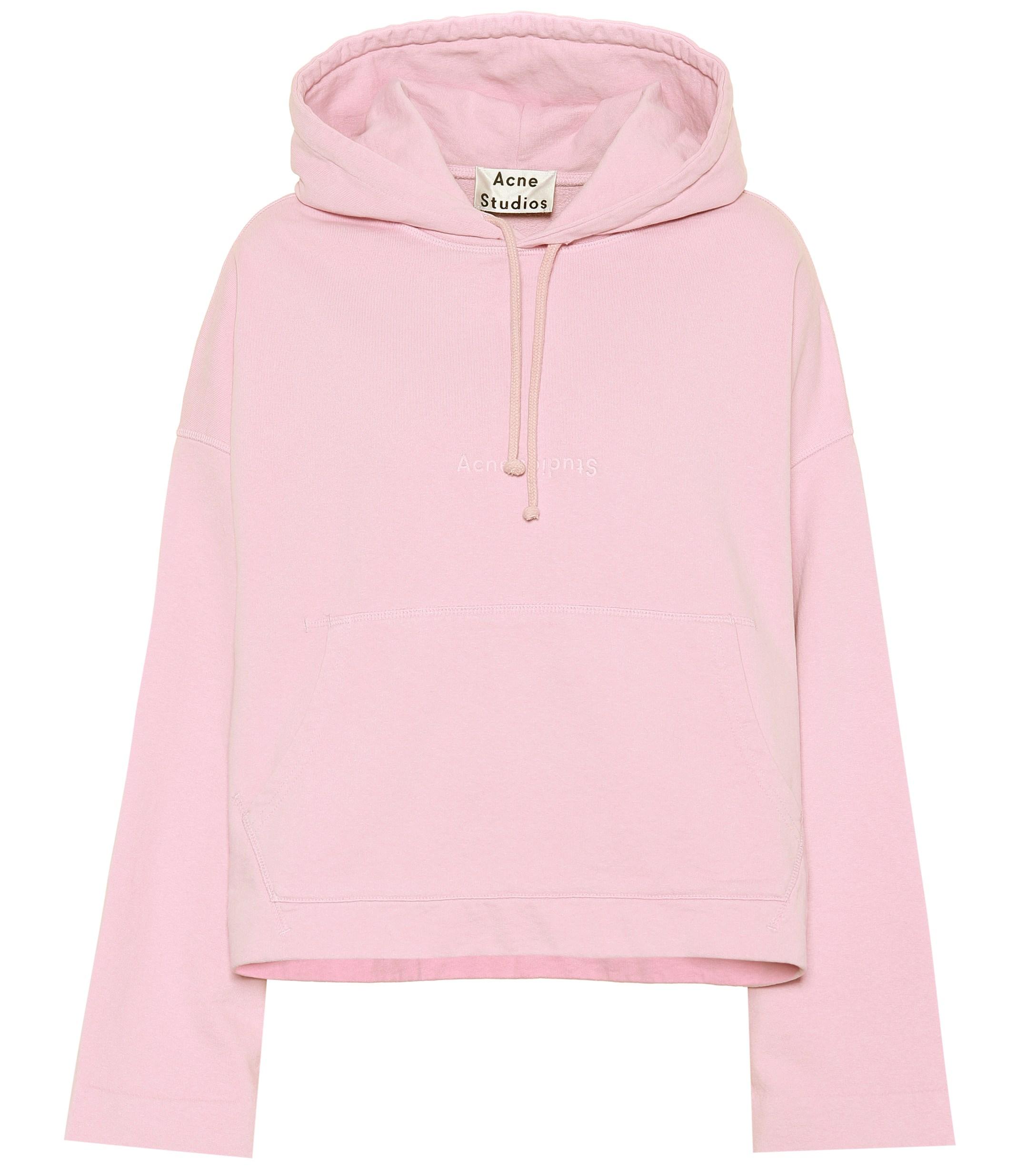 acne hoodie pink
