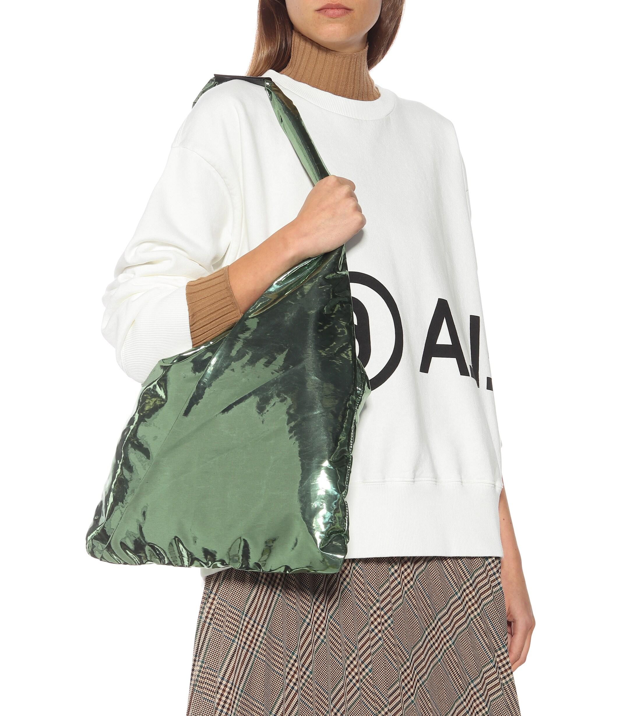 MM6 by Maison Martin Margiela Japanese Bucket Bag in Green - Save 17% ...