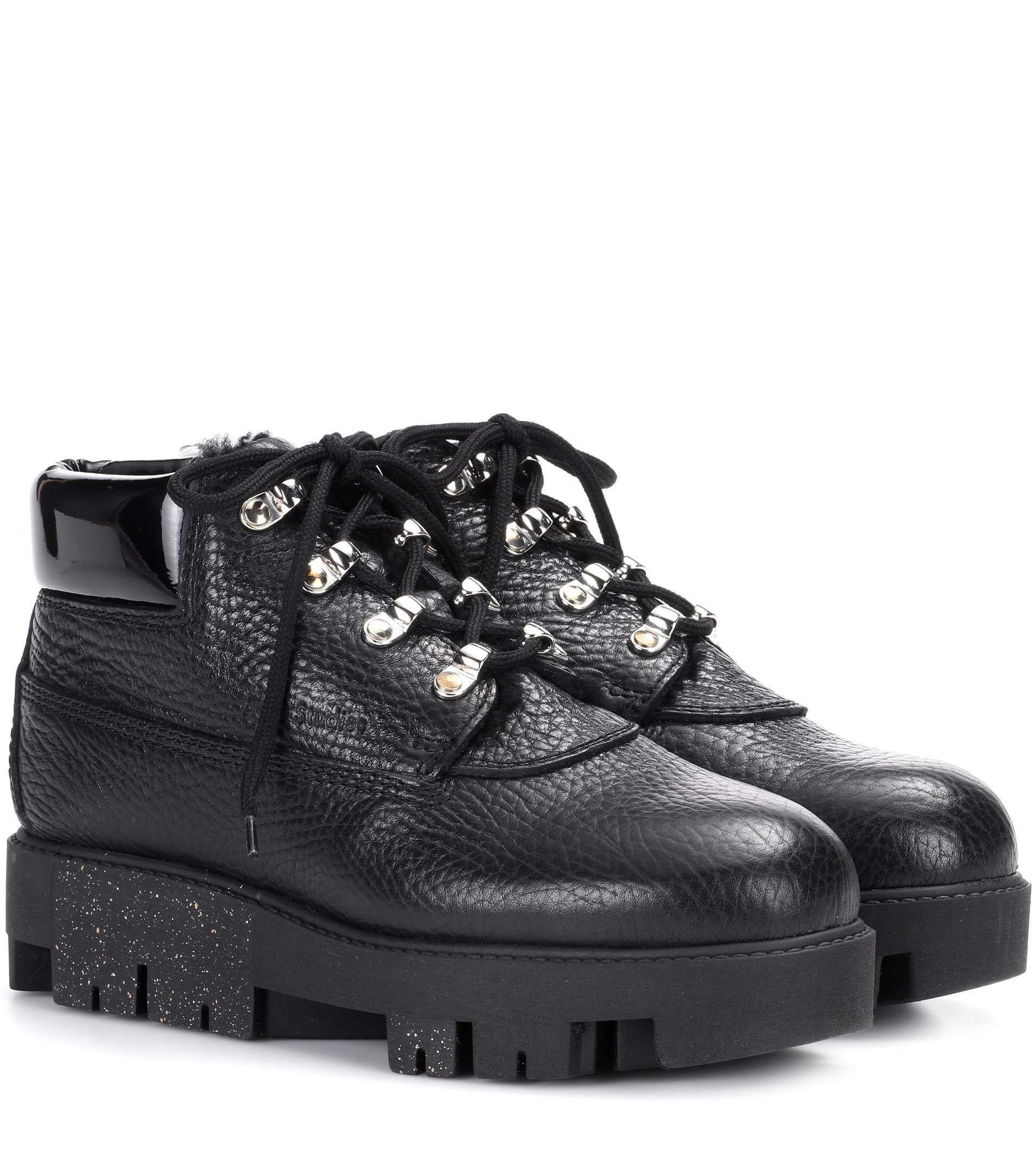Acne Studios Tinne Leather And 