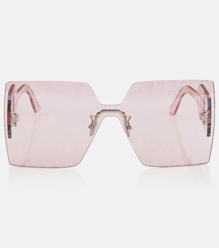 Christian Dior Sunglasses Oblique Women Plastic Pink Transparent