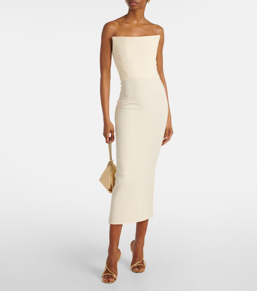 alex perry white midi dress Alex Perry, Kiyanna Broderie Midi Dress Used Wedding Dress Save 80%