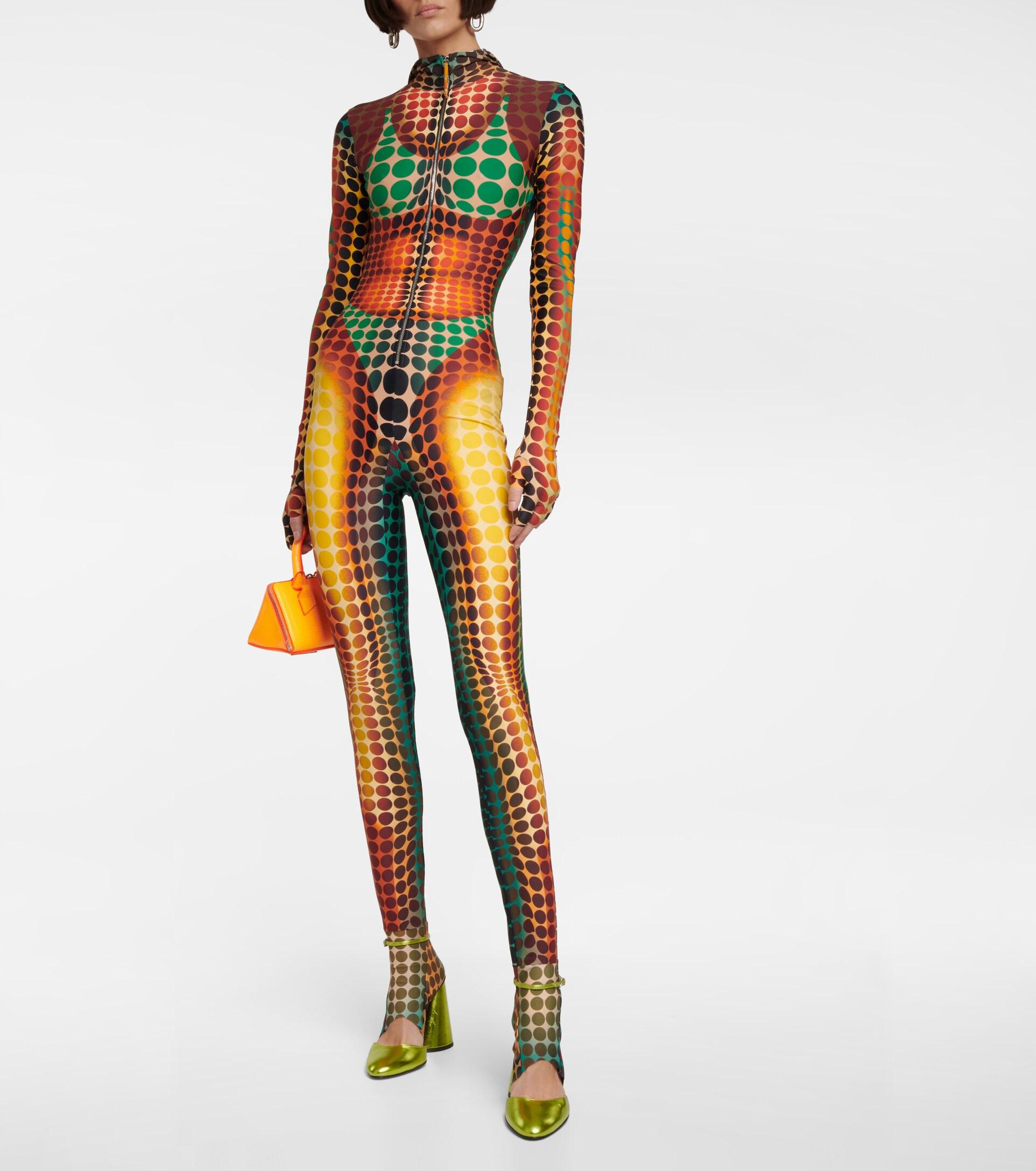 サロペット・オーバーオール・オールインワン Jean Paul Gaultier Pattern Jump Suit Jean Paul Gaultier Pattern Jump Suit
