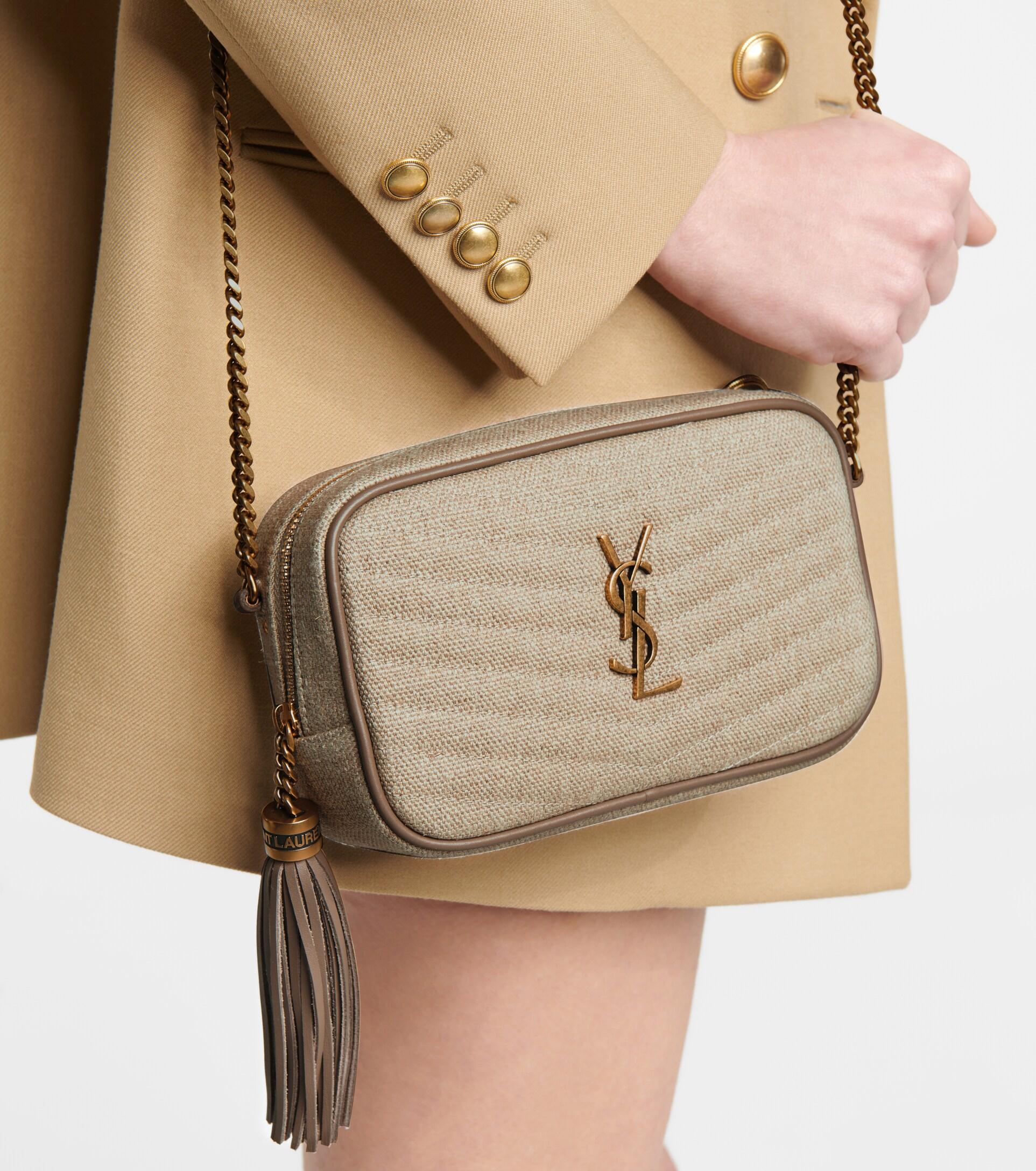 saint laurent multicolor lou crossbody bag