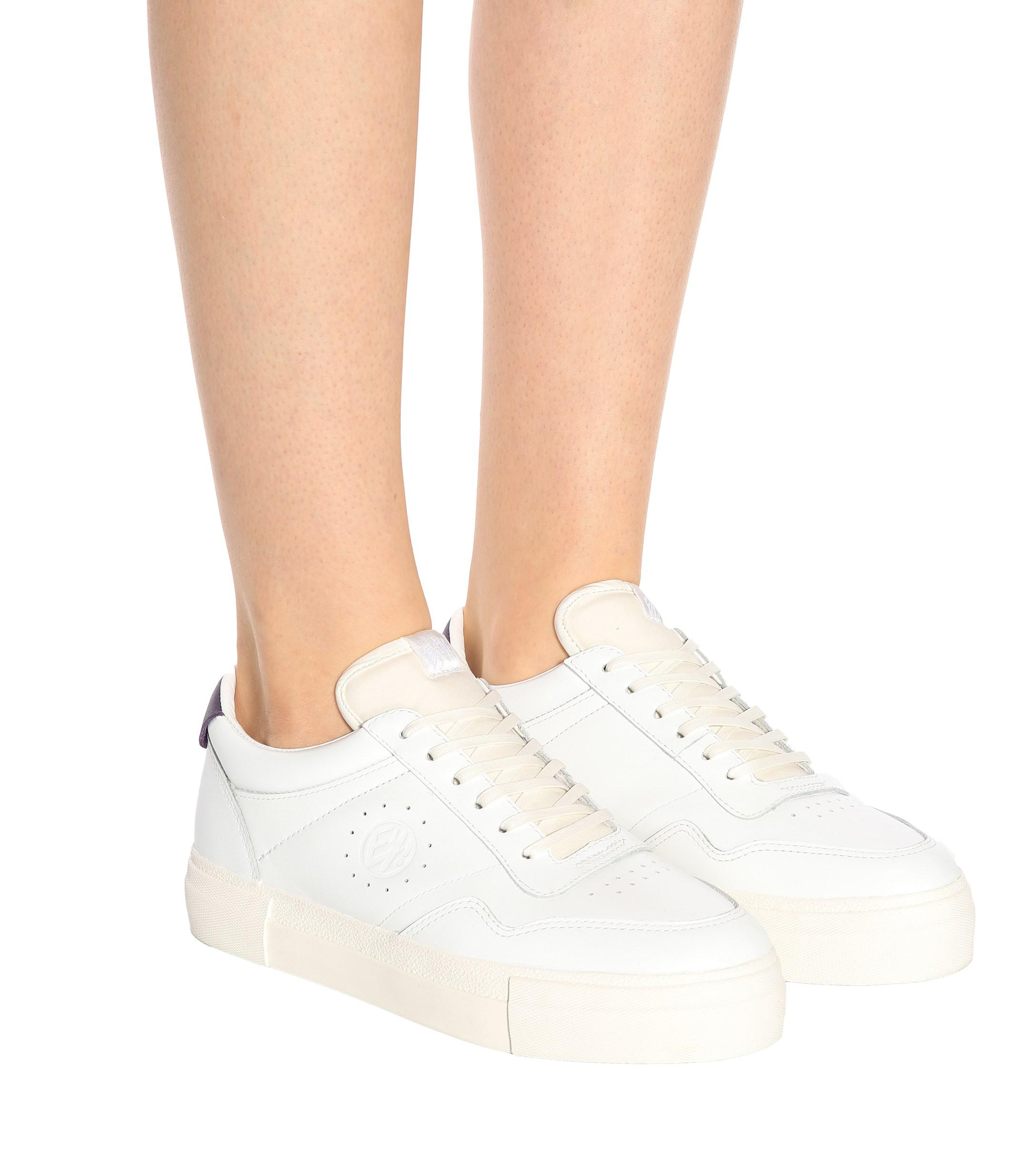 Eytys Arena Leather Sneakers in White 