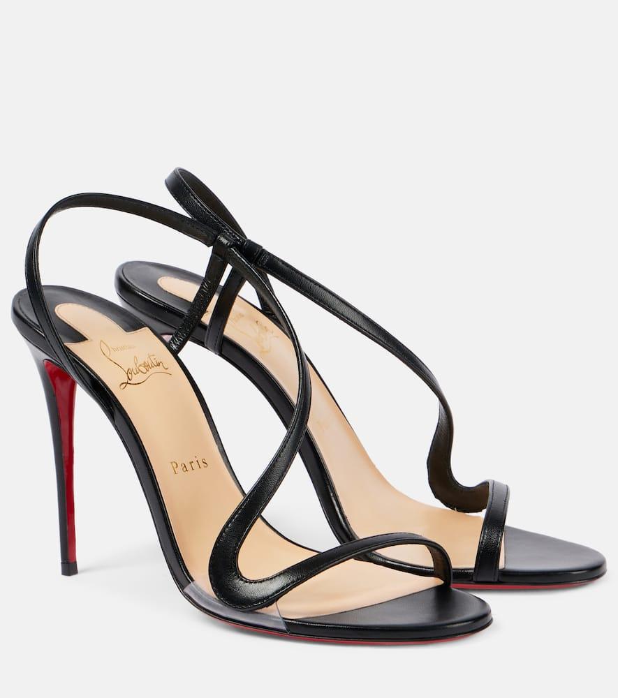 Christian Louboutin Rosalie Leather Sandals in Black Lyst