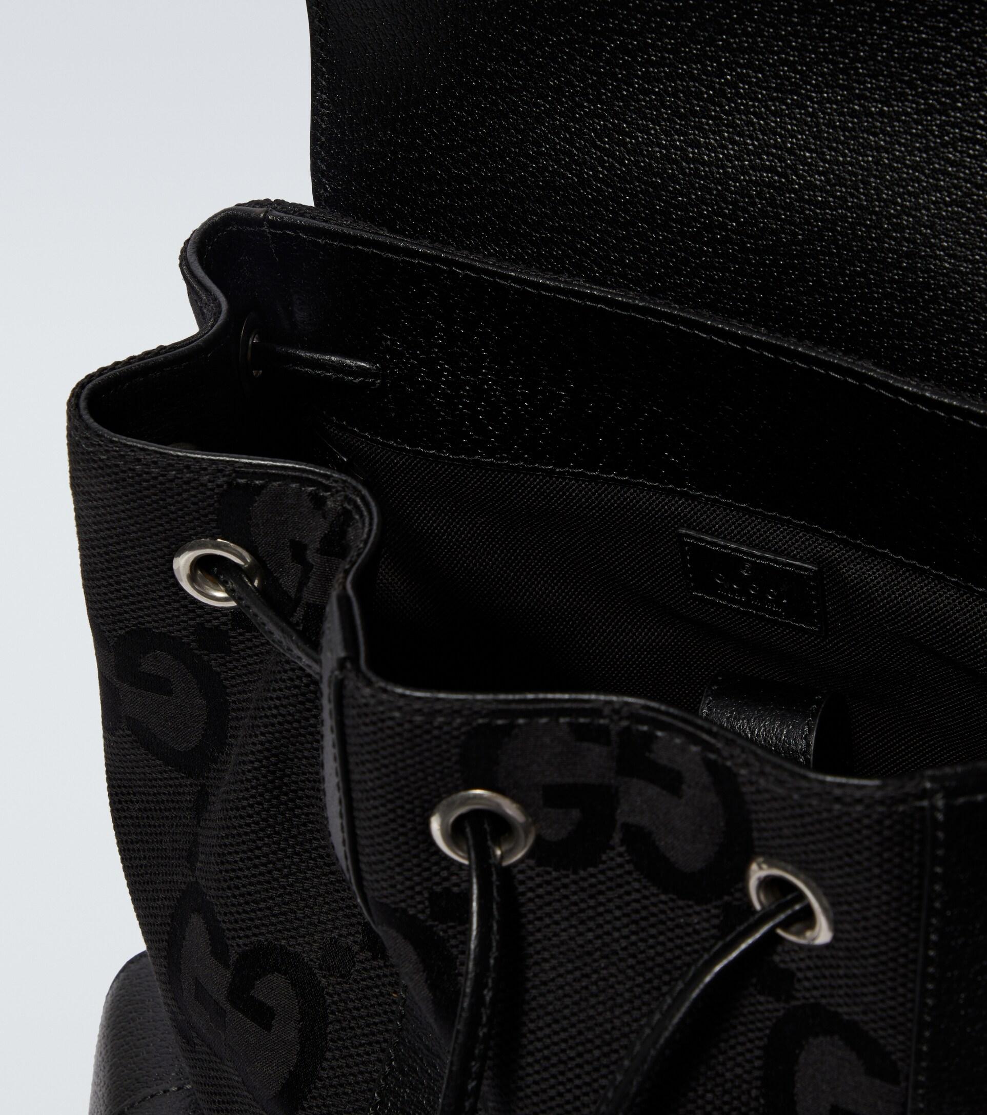 Gucci Jumbo GG Backpack in Black for Men