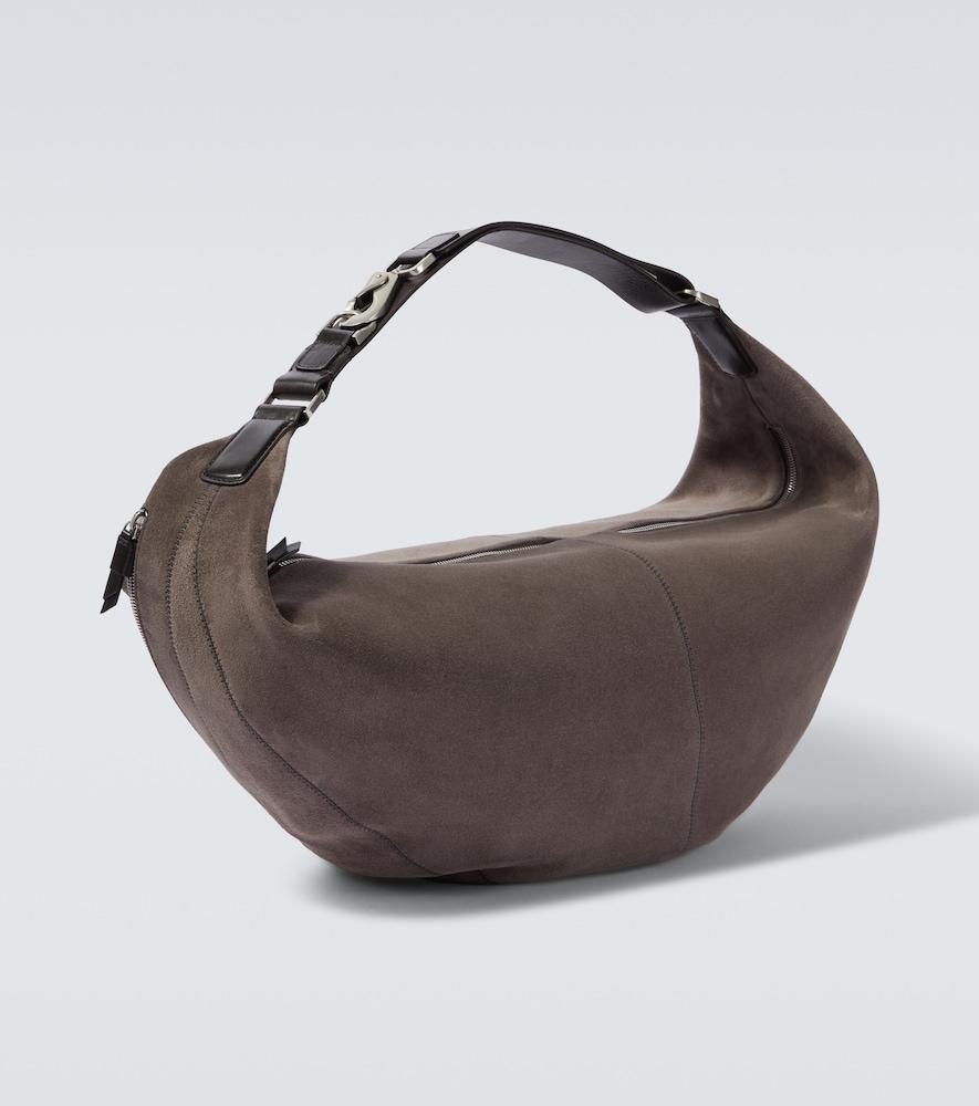Lemaire Belted Suede Shoulder Bag in Metallic for Men | Lyst