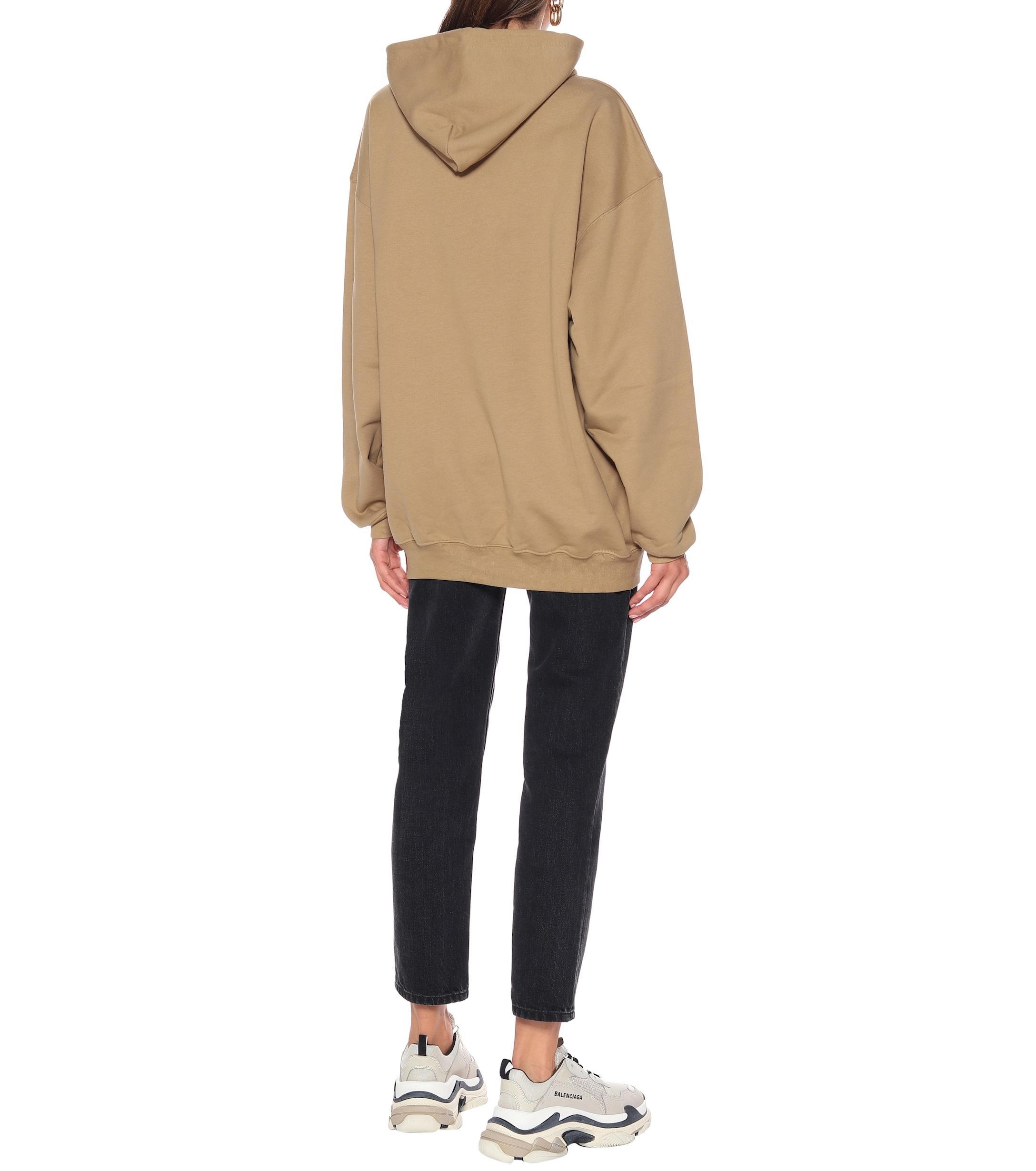 balenciaga beige hoodie