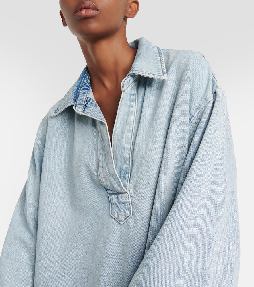 khaite denim dress Mags denim minidress in blue - Khaite