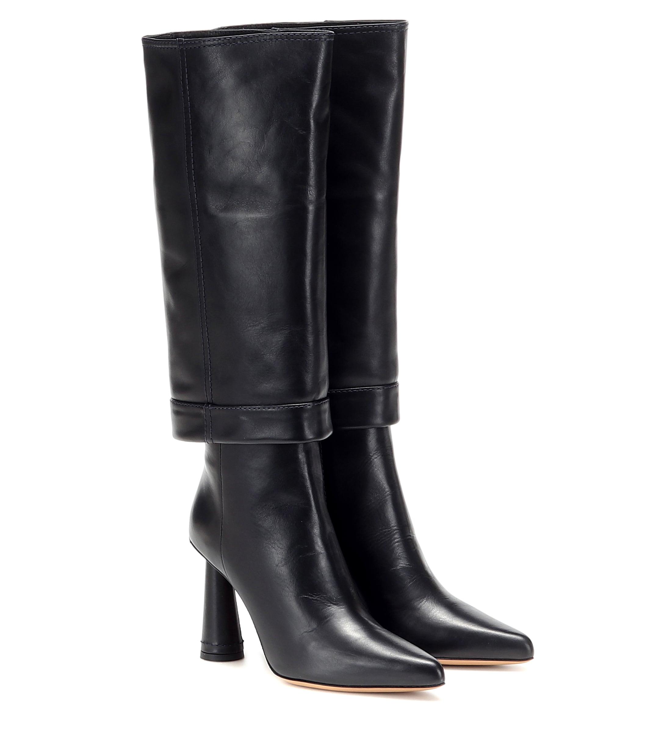 Jacquemus Les Bottes Pantalon Leather Boots in Black | Lyst Australia