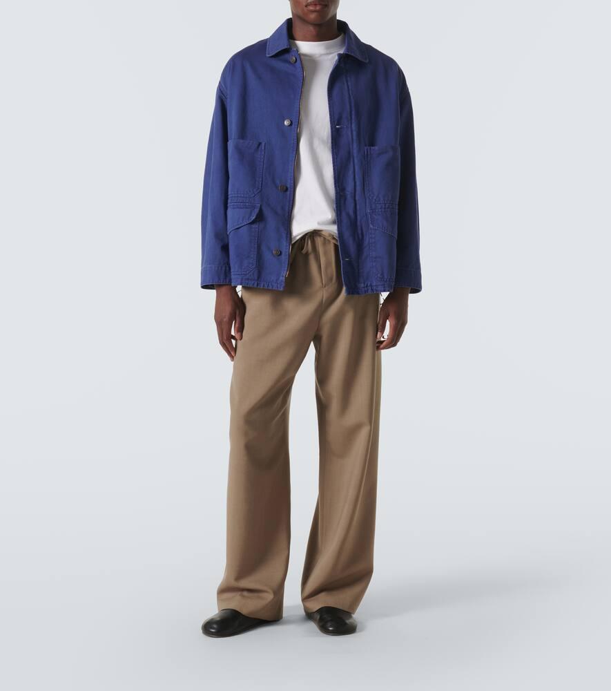 25ss THE ROW\"Josha\"フレンチワークジャケット The Row Josha Jacket in Cotton | REVERSIBLE