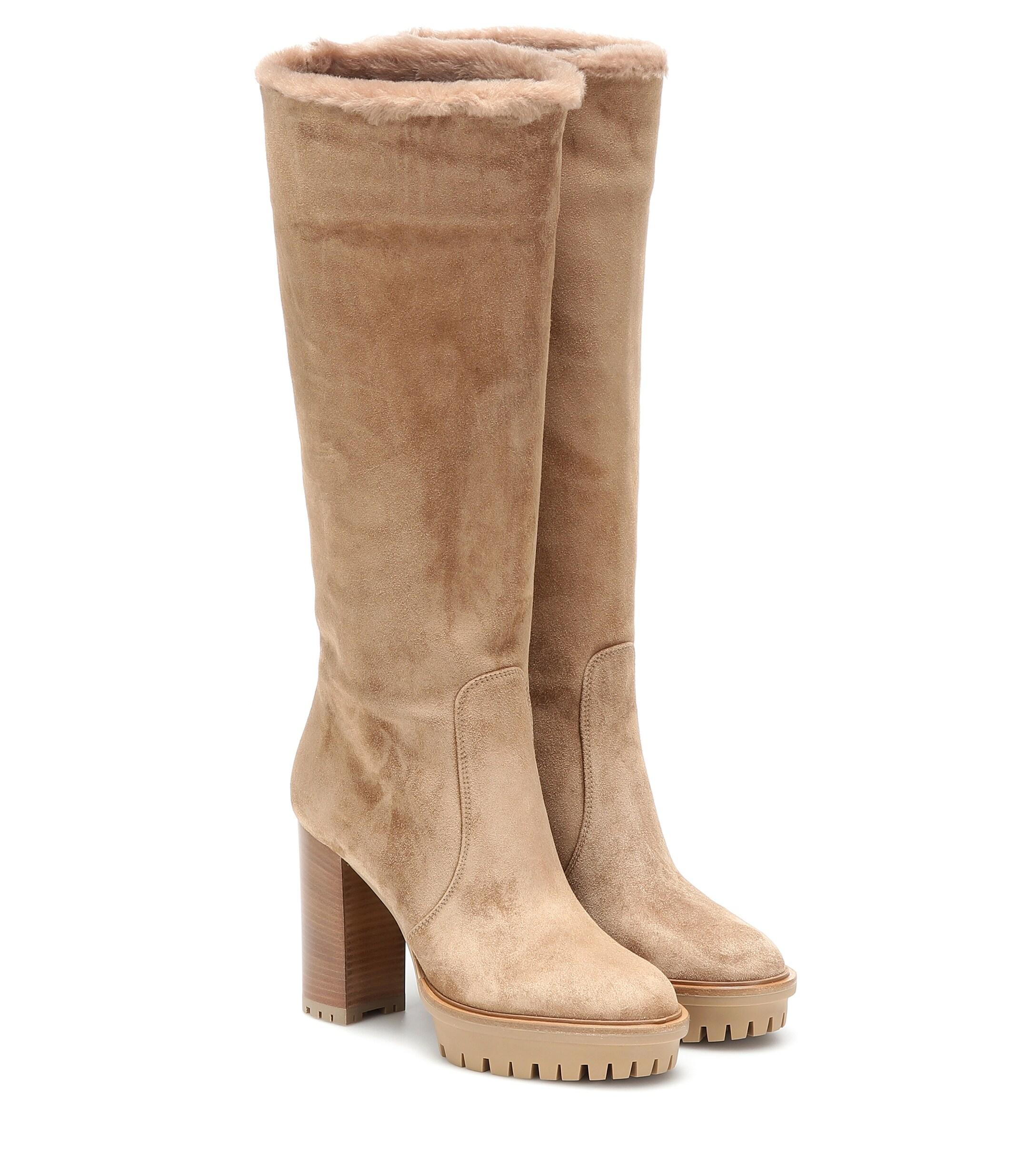 gianvito rossi tan boots