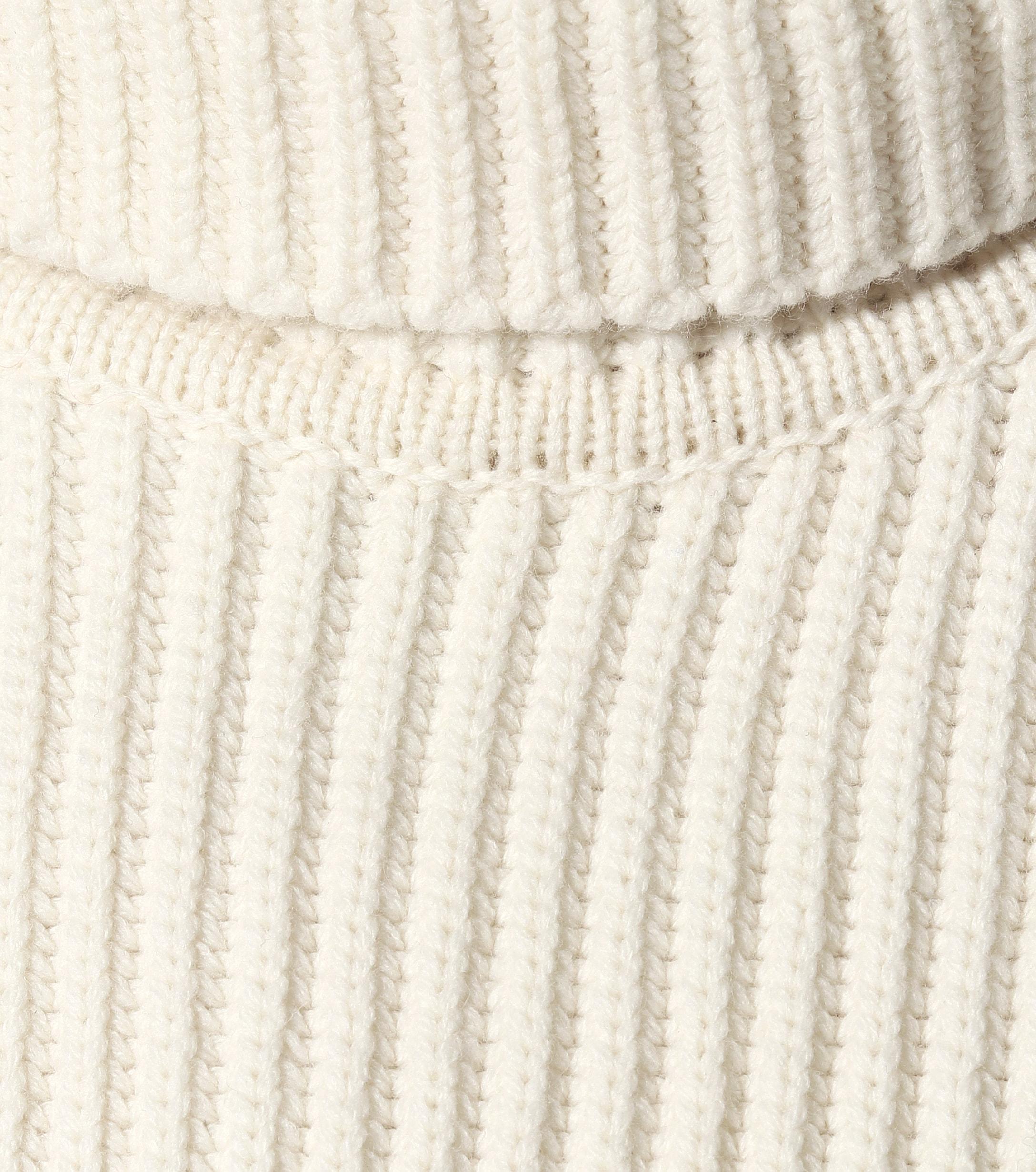 white merino wool sweater