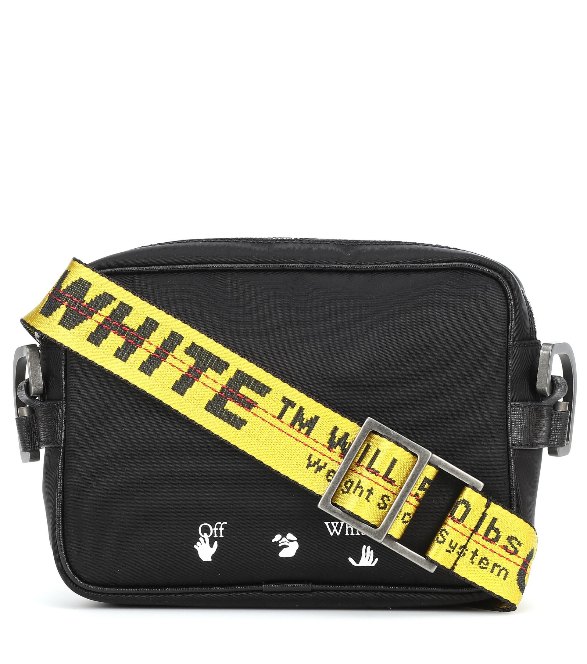 Off-White c/o Virgil Abloh Logo Crossbody Bag in Black | Lyst