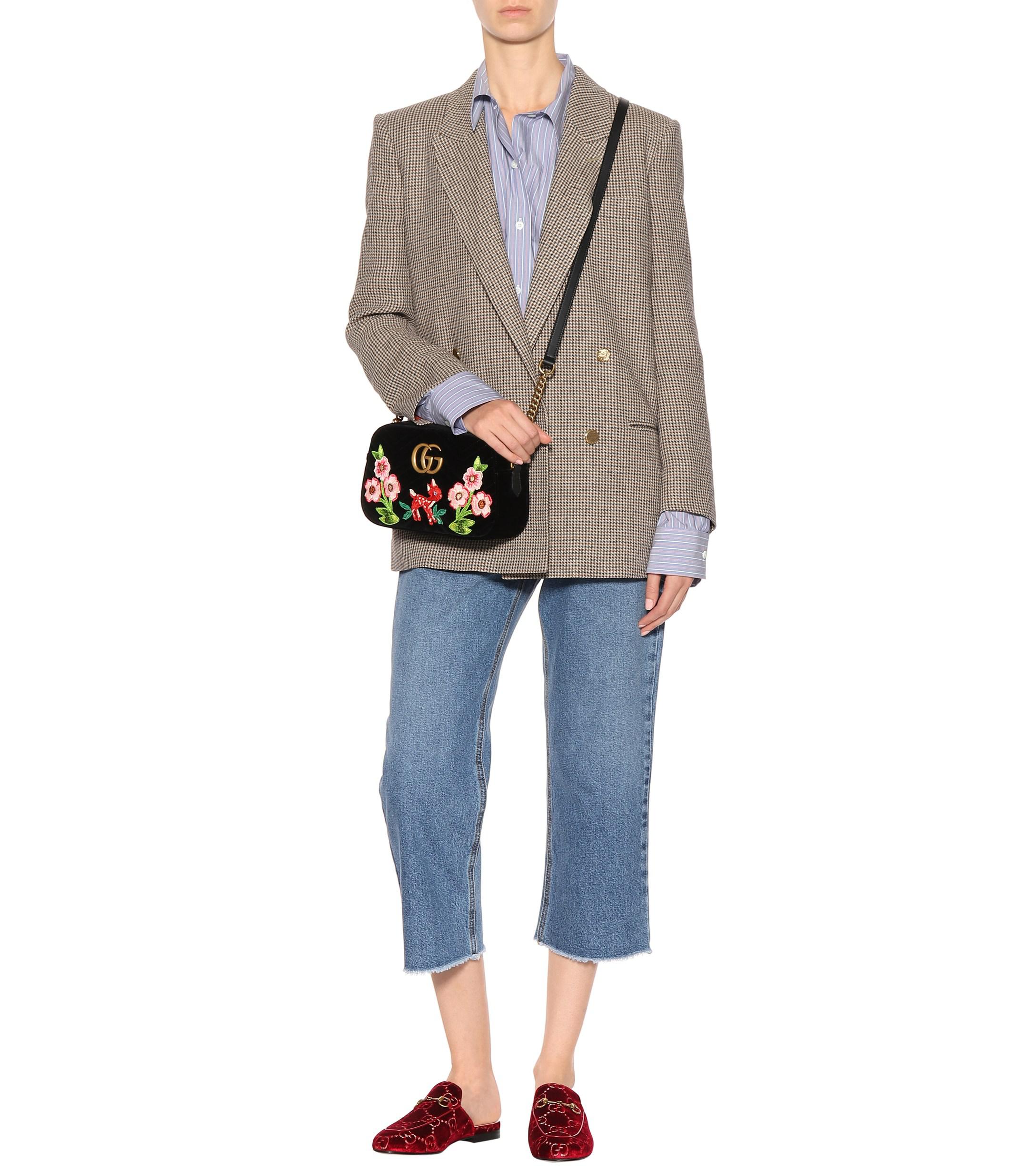 princetown velvet slipper gucci