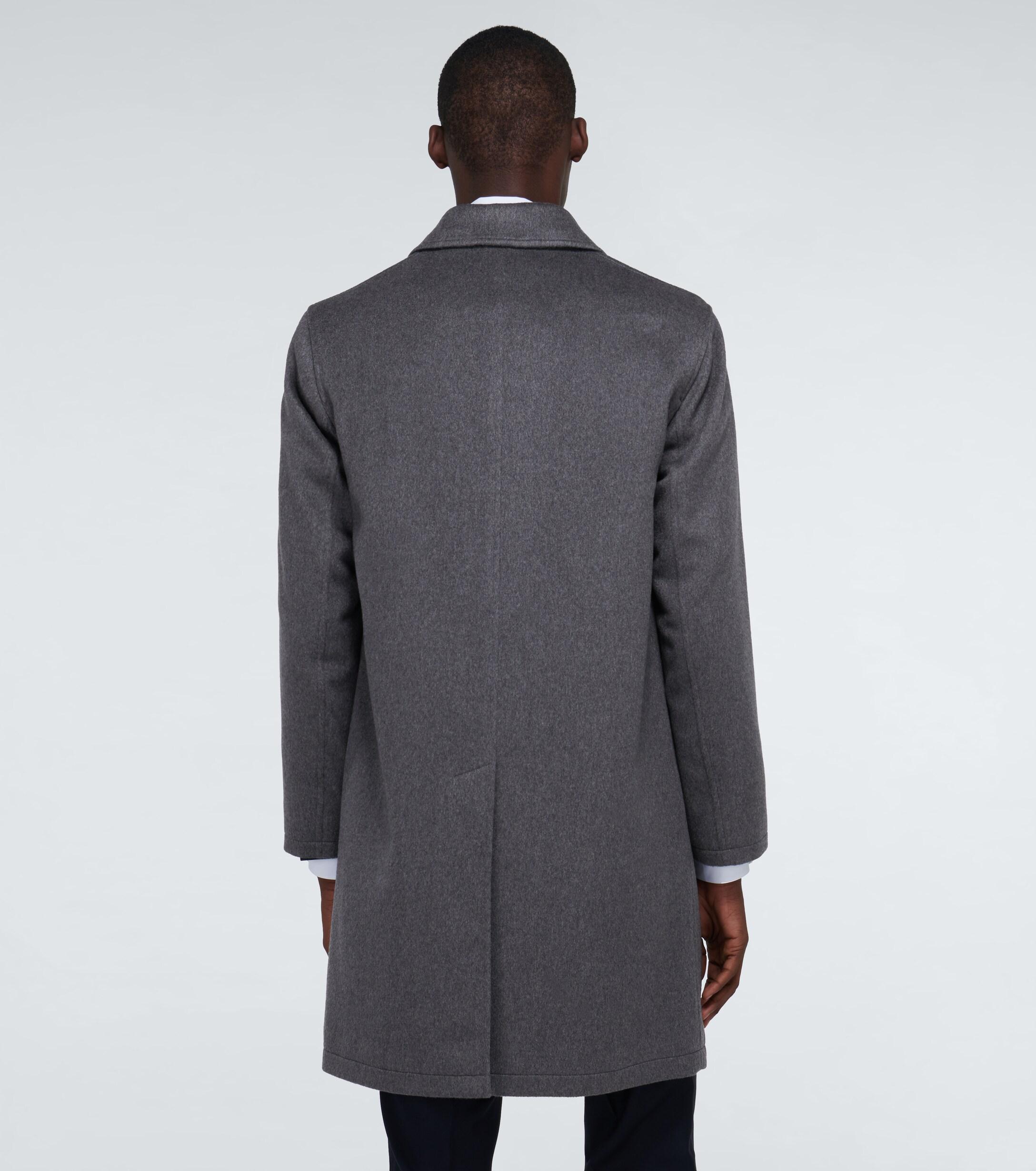 Burberry Pimlico Cashmere Car Coat in Grey (Gray) for Men - Lyst