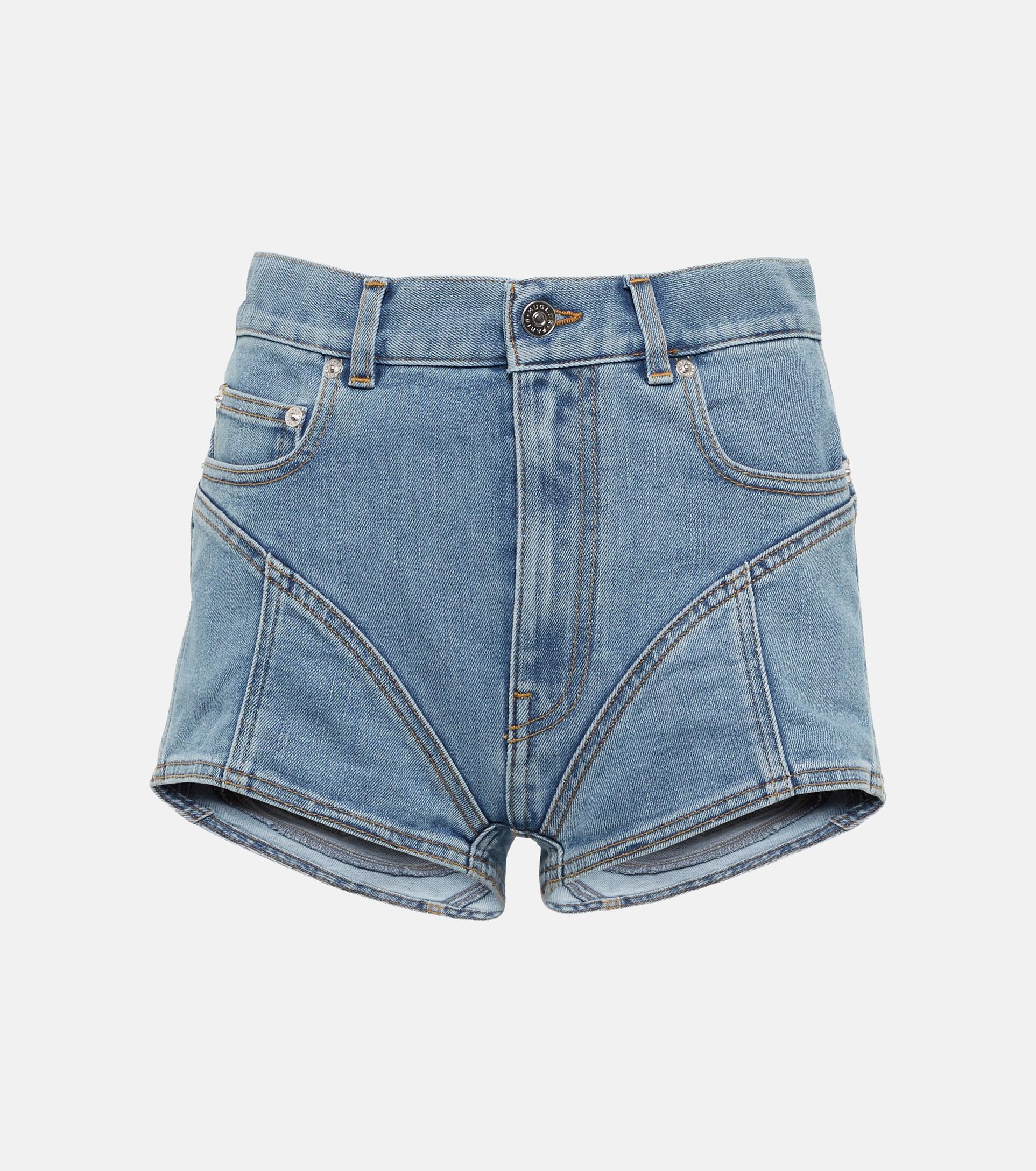 Mugler Jean and denim shorts for Women | Online Sale up to