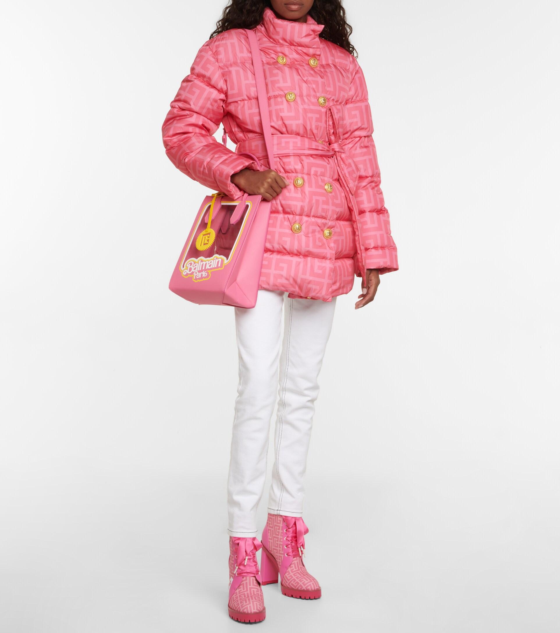 Balmain Pvc Shopping Bag in Pink