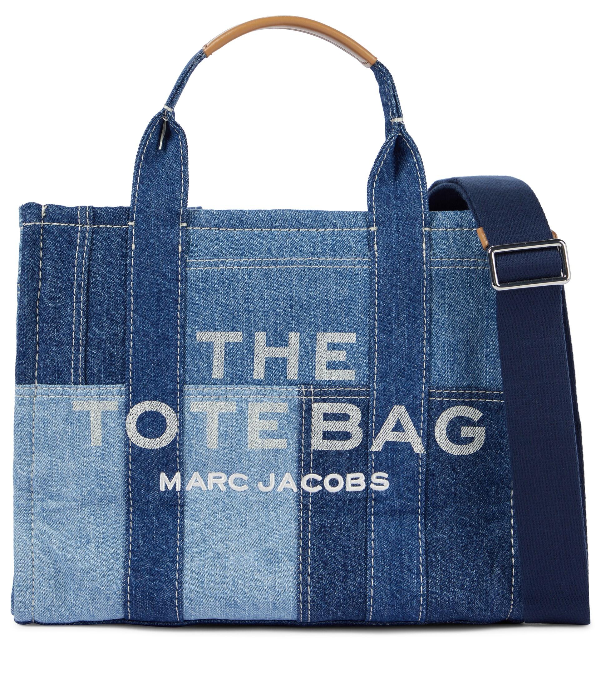 Marc Jacobs The Denim Small Canvas Tote in Blue