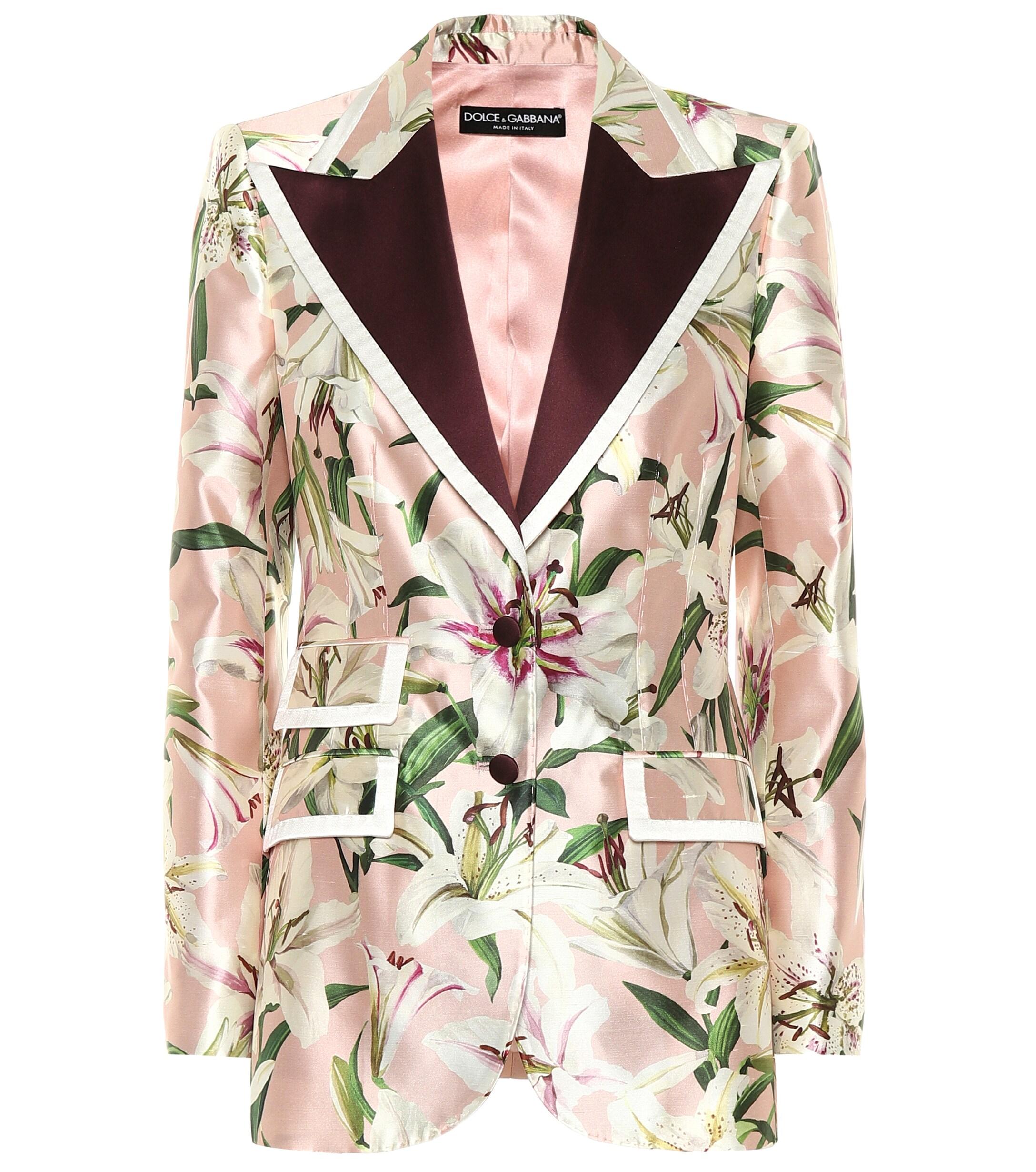 dolce and gabbana patchwork blazer