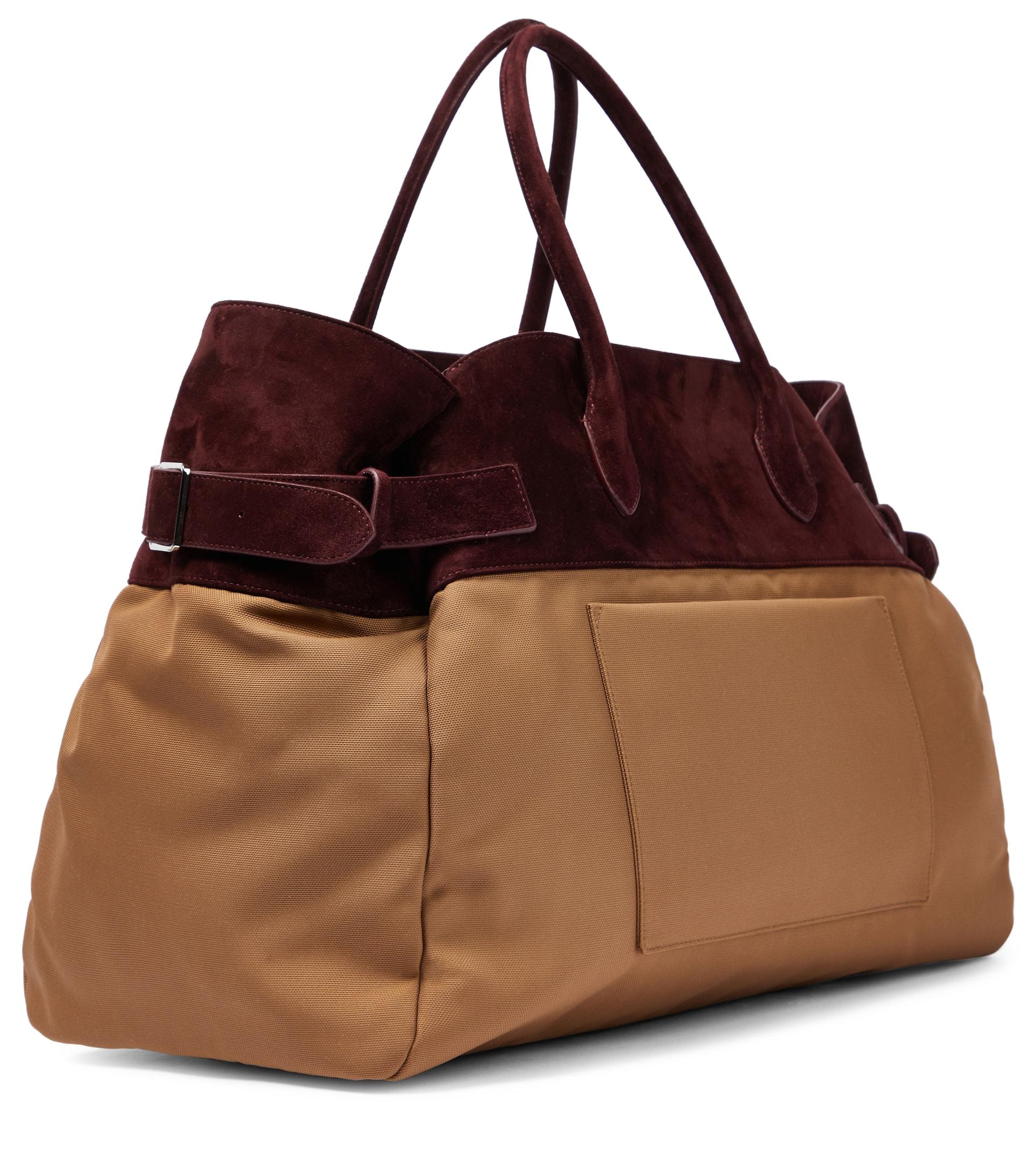 The Row Margaux 17 Inside-out Canvas Tote Bag in Brown | Lyst