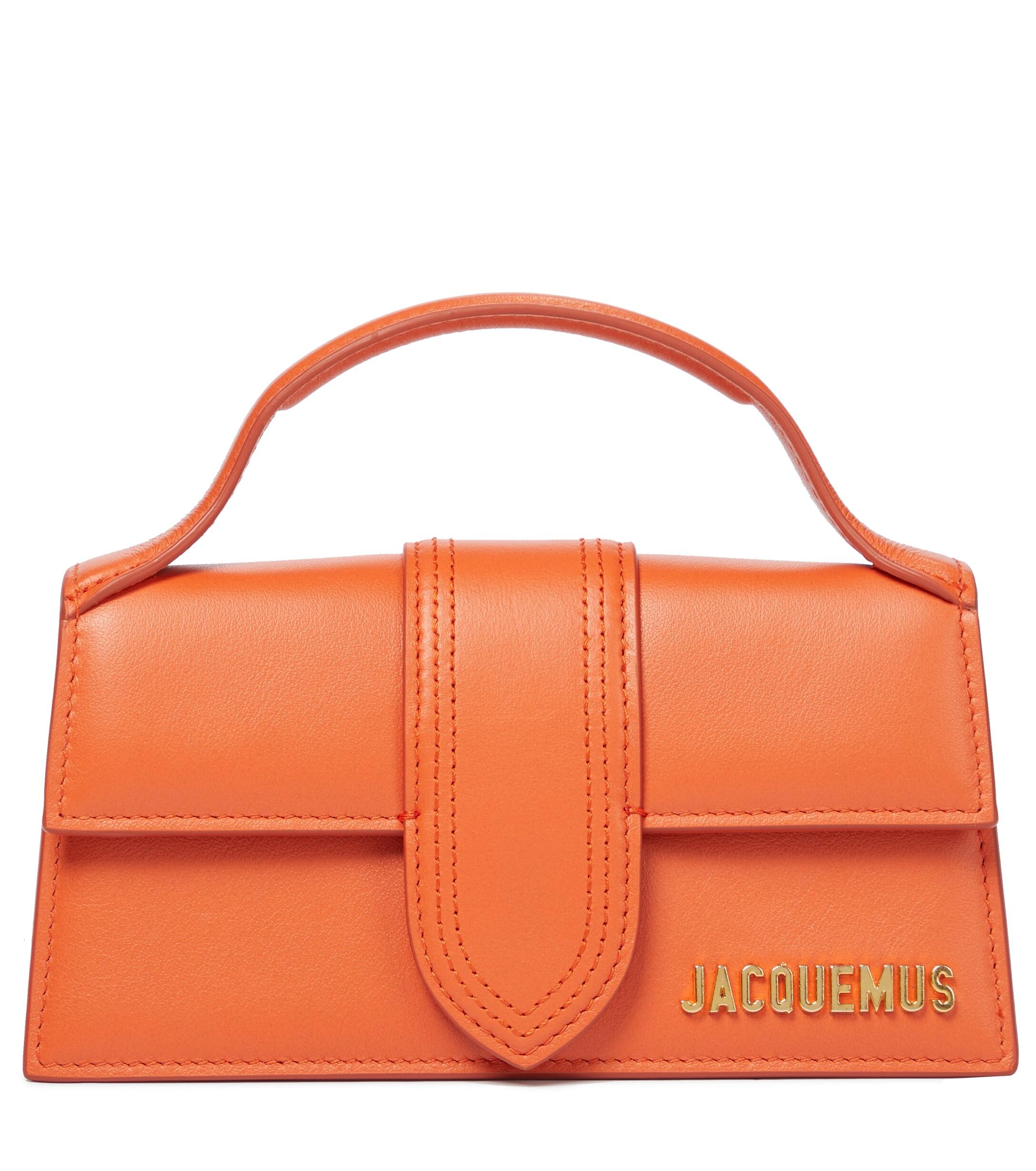 Jacquemus Exclusive To Mytheresa – Le Bambino Medium Leather Shoulder Bag  in Orange | Lyst
