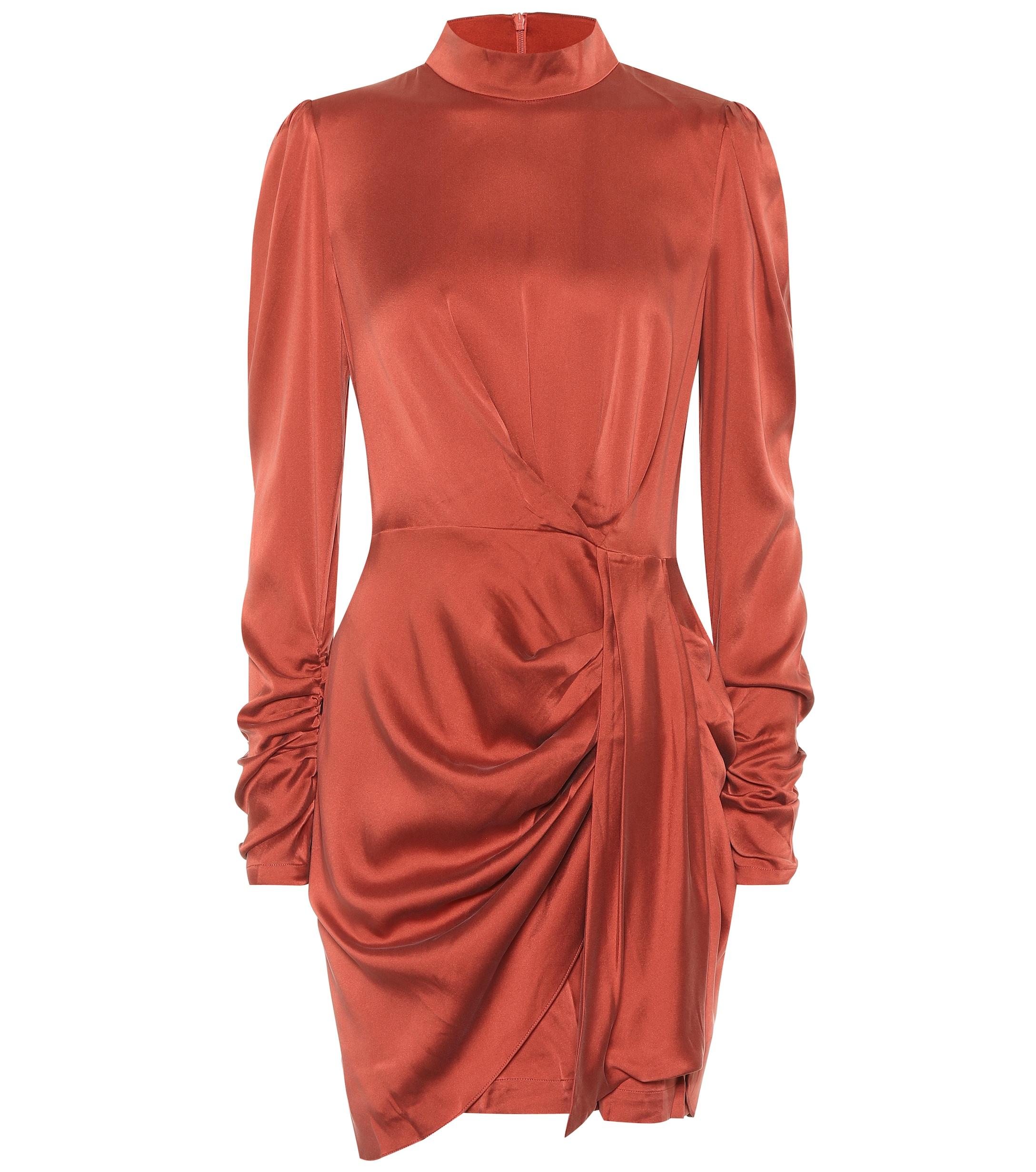 stretch silk dress
