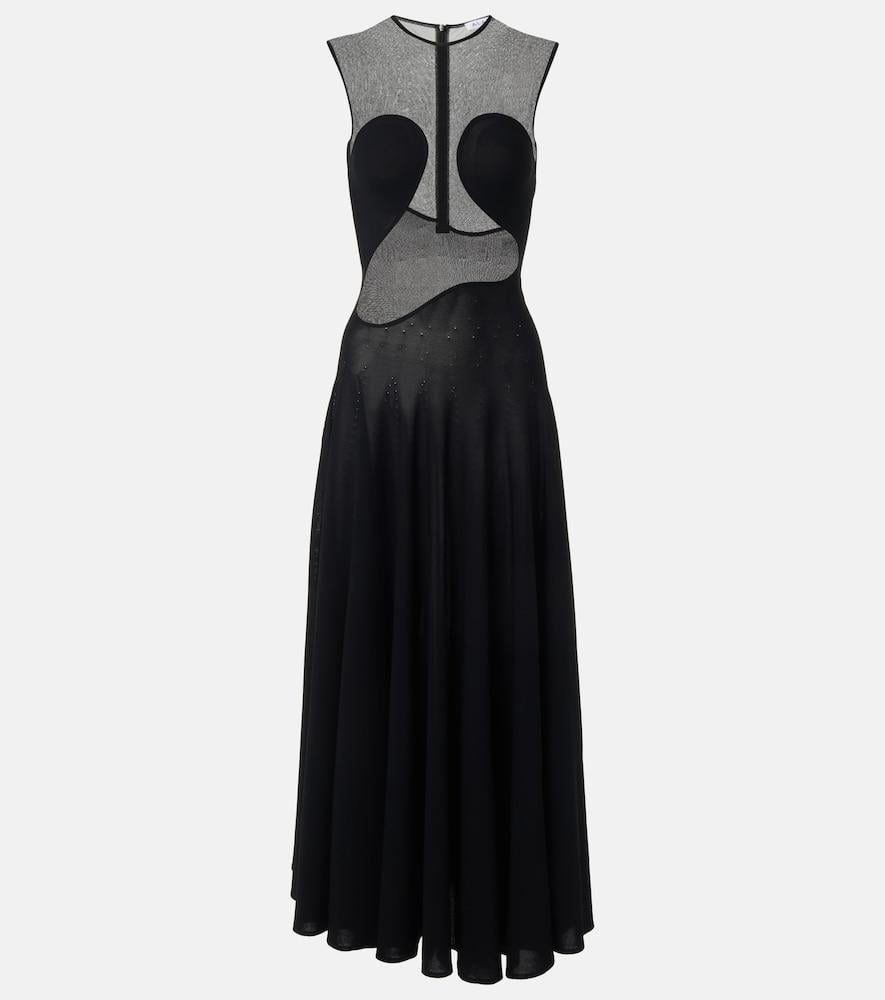 princess polly baby blue dress ANINE BING Alaia Dress in Black main image 0
