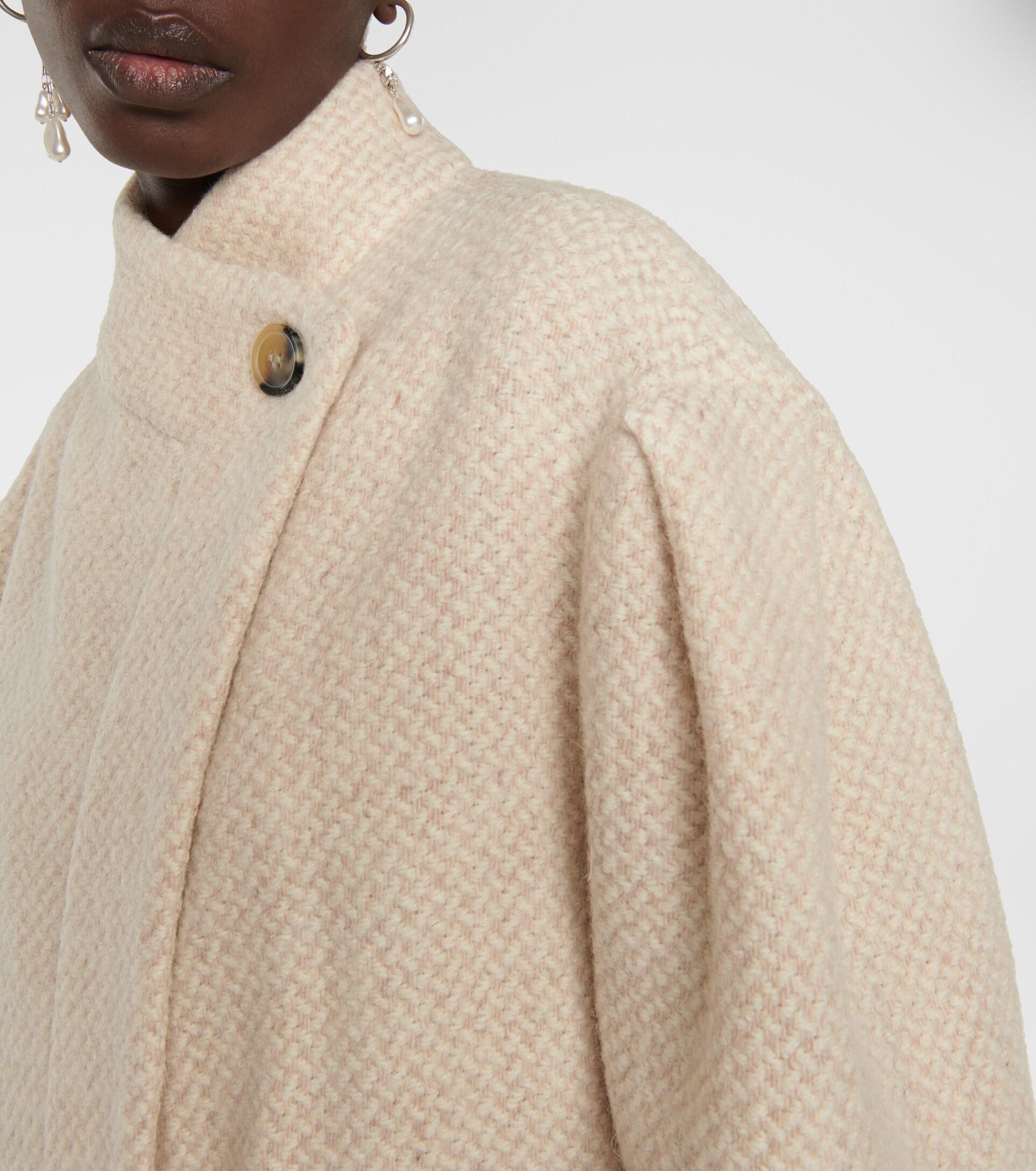 MARANT ETOILE Jabadi Herringbone Virgin Wool Jacket in Natural | Lyst