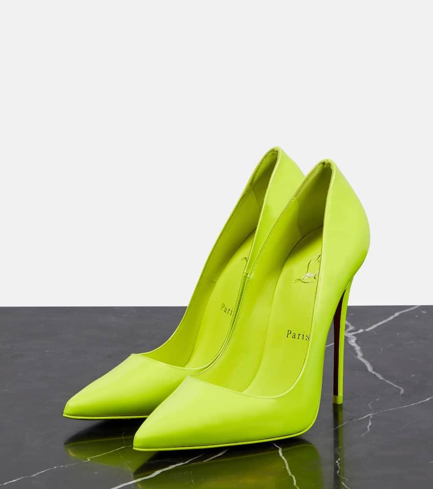 Louboutin green heels sale