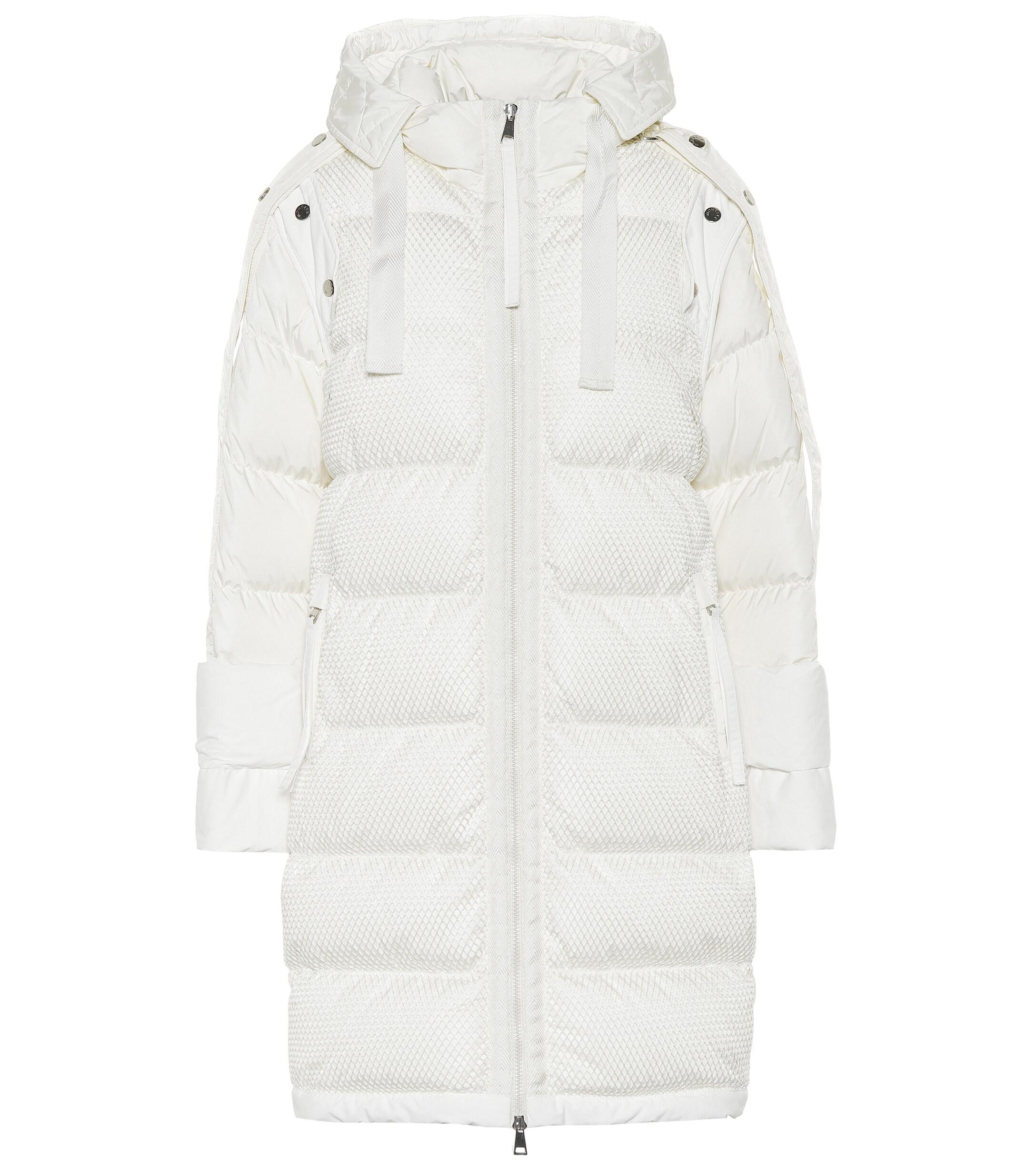 moncler white coat