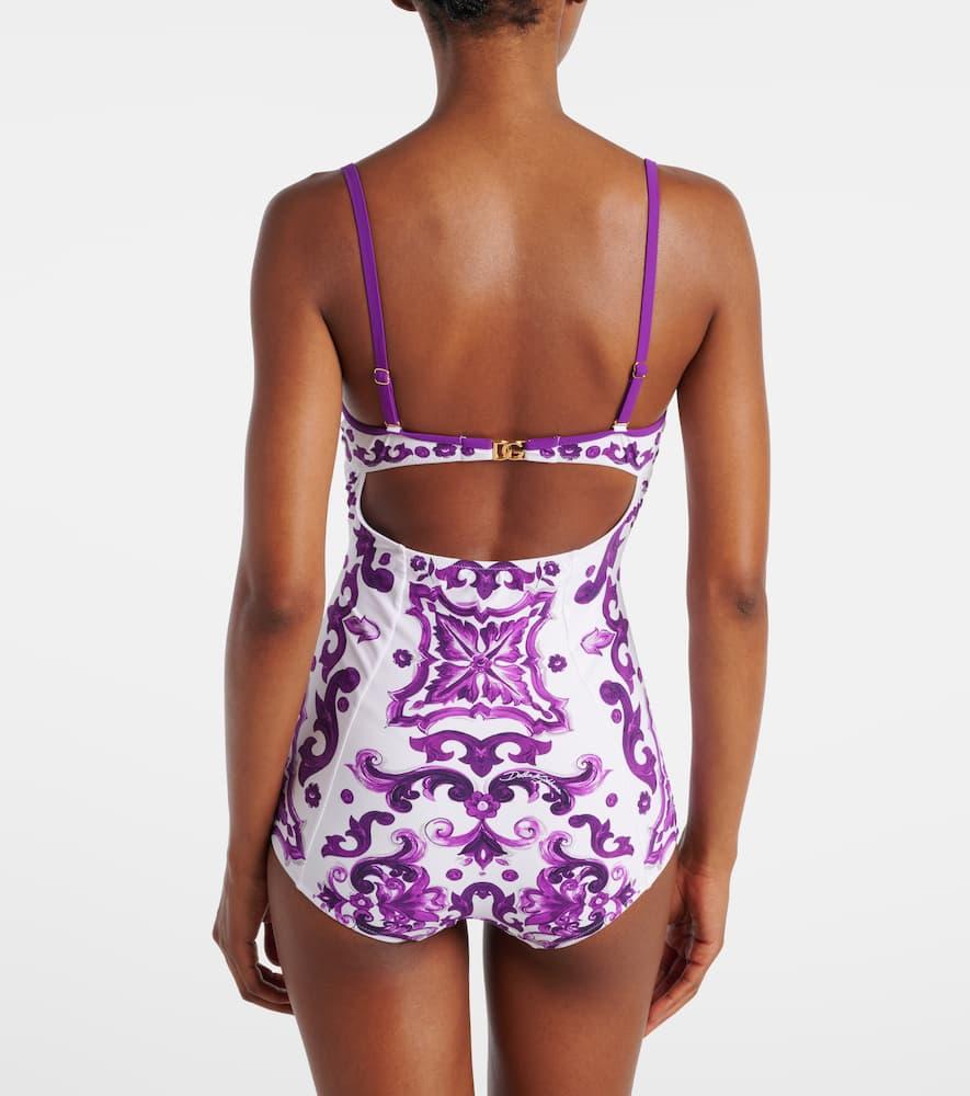 ワンピース水着 DOLCE & GABBANA Woman Swimsuit Brown O2A16JFSGDM HY13M Dolce&Gabbana Logo-Strap One-Piece Swimsuit | Saks Fifth Avenue