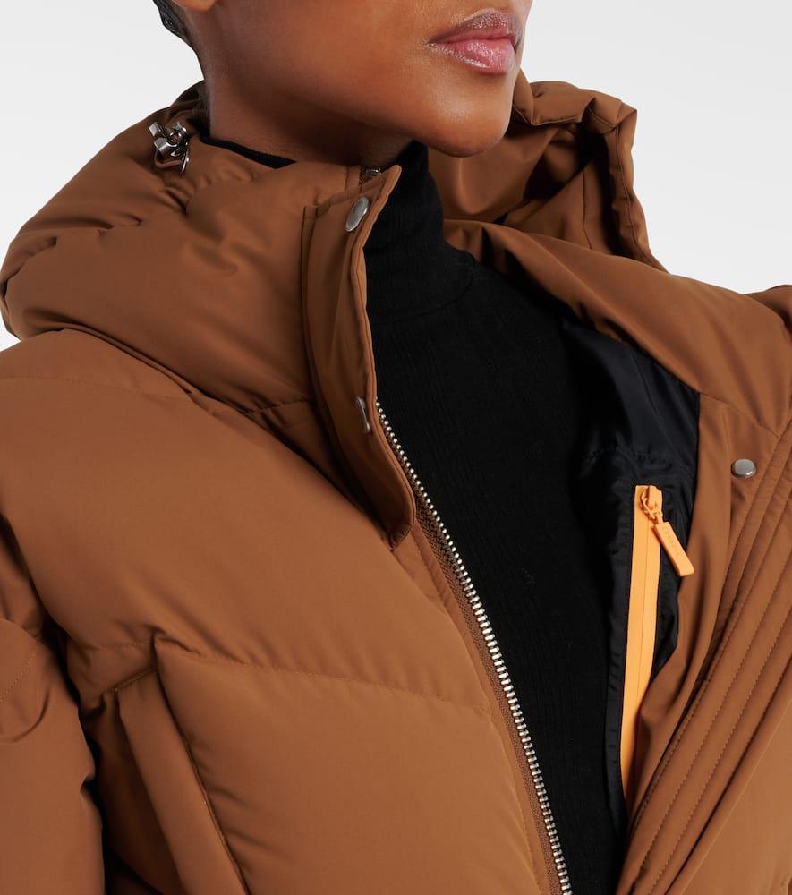 CORDOVA Ajax Quilted Down Ski Suit in Brown Lyst