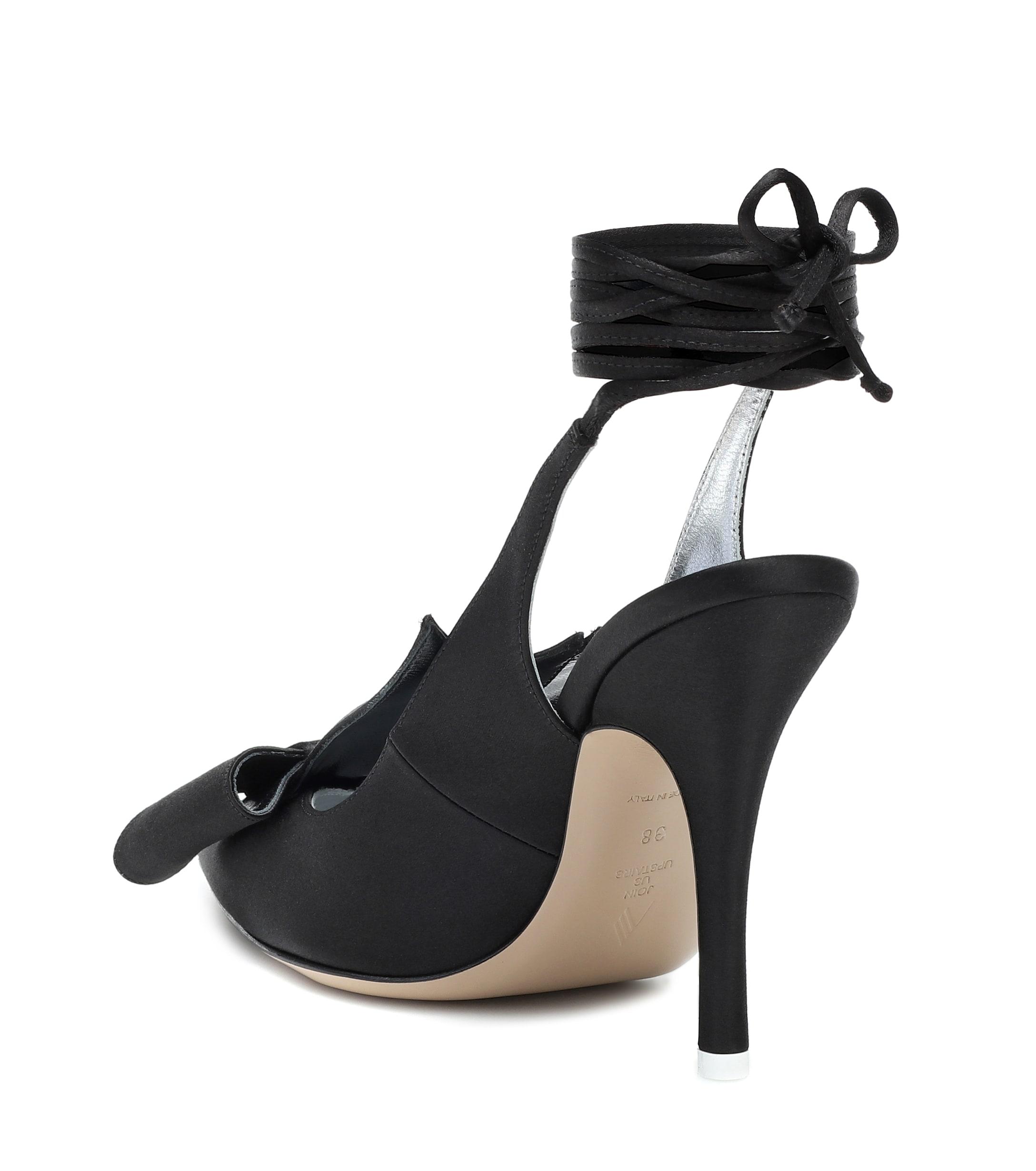 the attico black heels