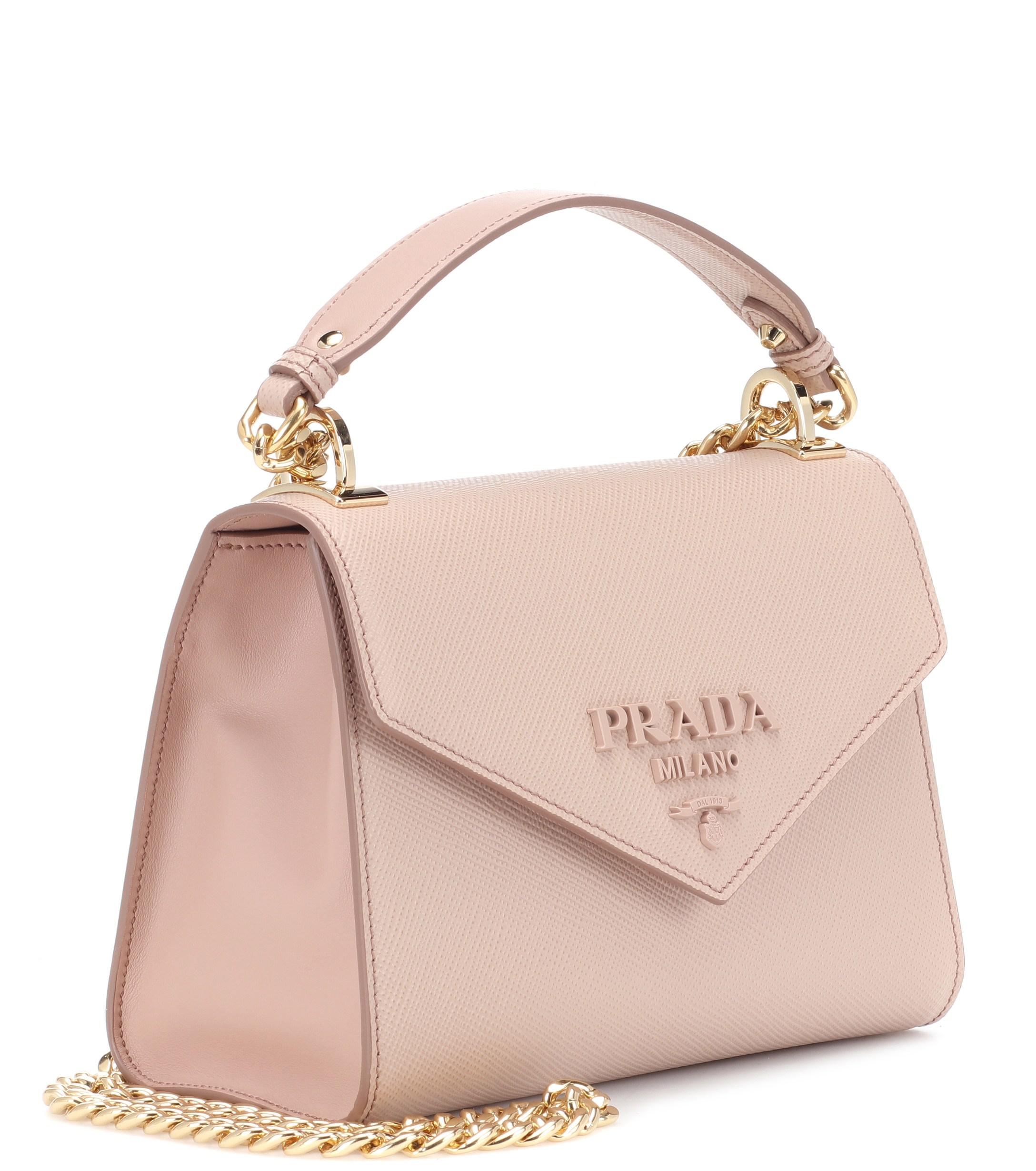 Faux Fur Handbag Prada Pink In Leather Keweenaw Bay Indian Community