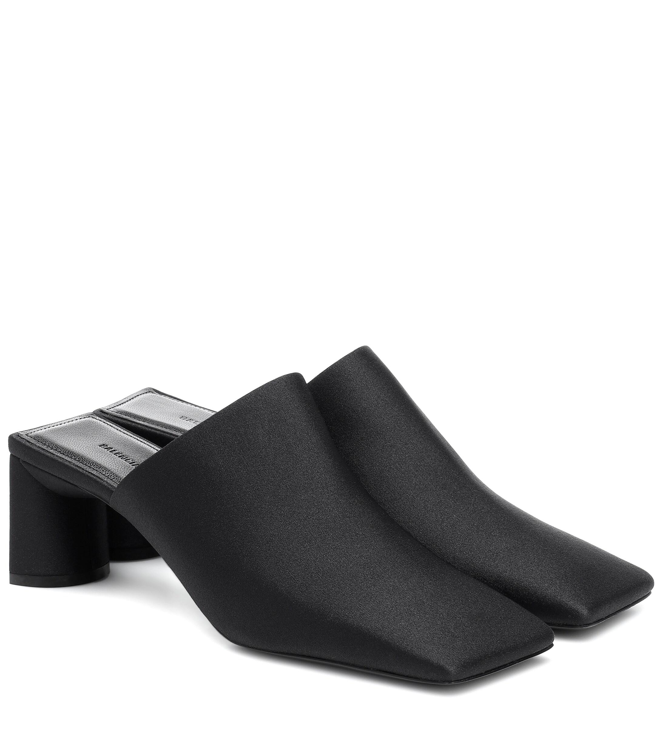 balenciaga double square mules