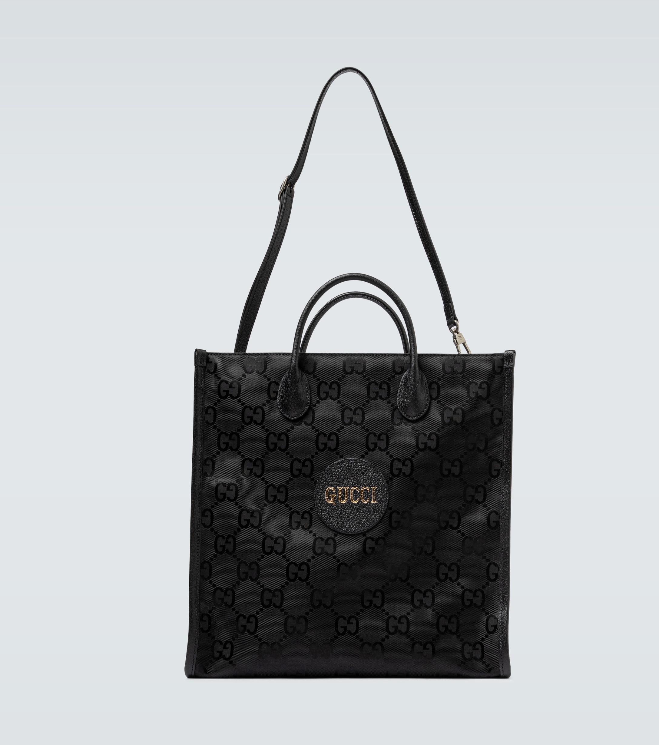 Gucci Leather Off The Grid Long Tote Bag in Black for Men - Lyst