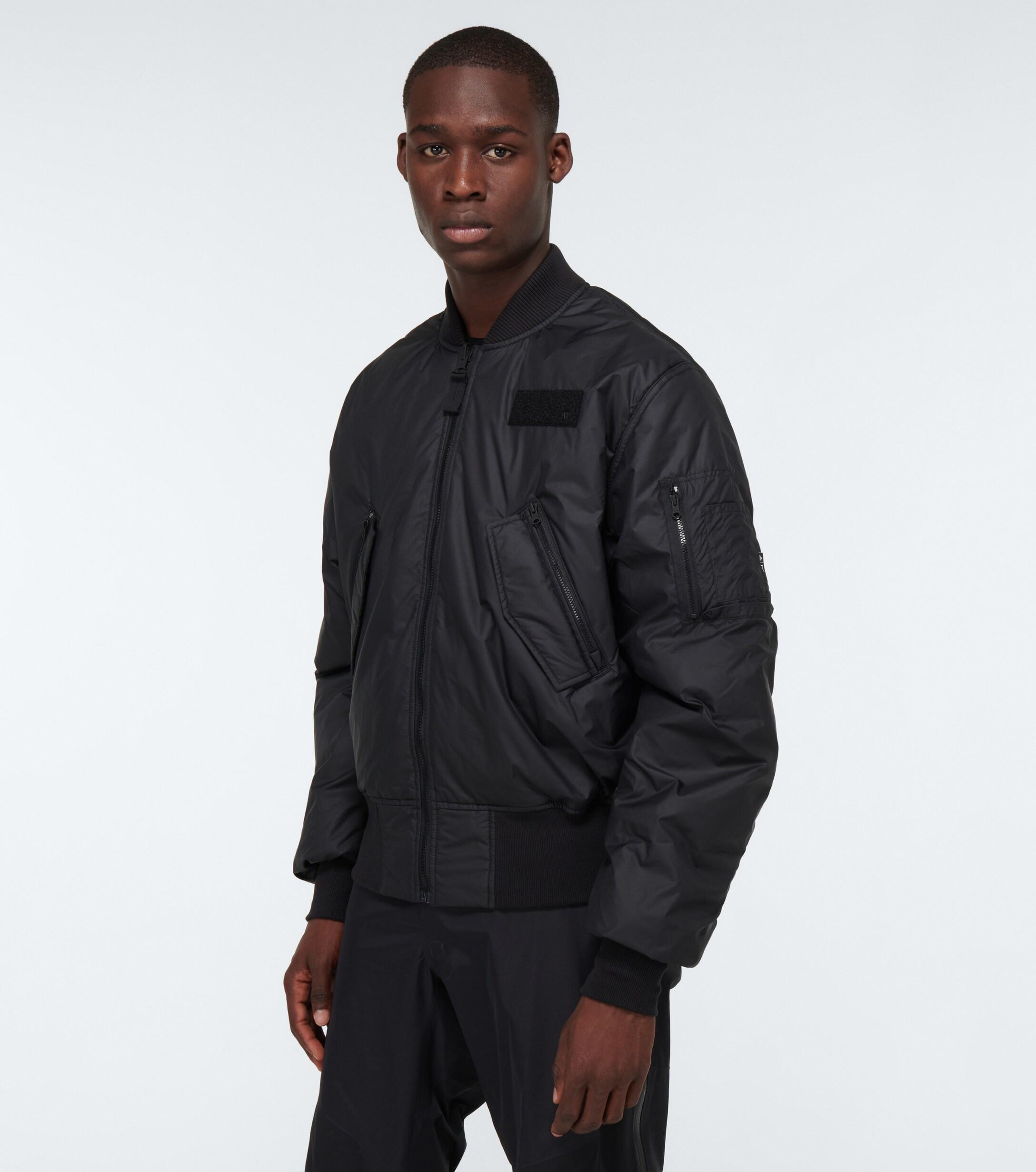 adidas Parley X Bomber Jacket in Black for Men | Lyst