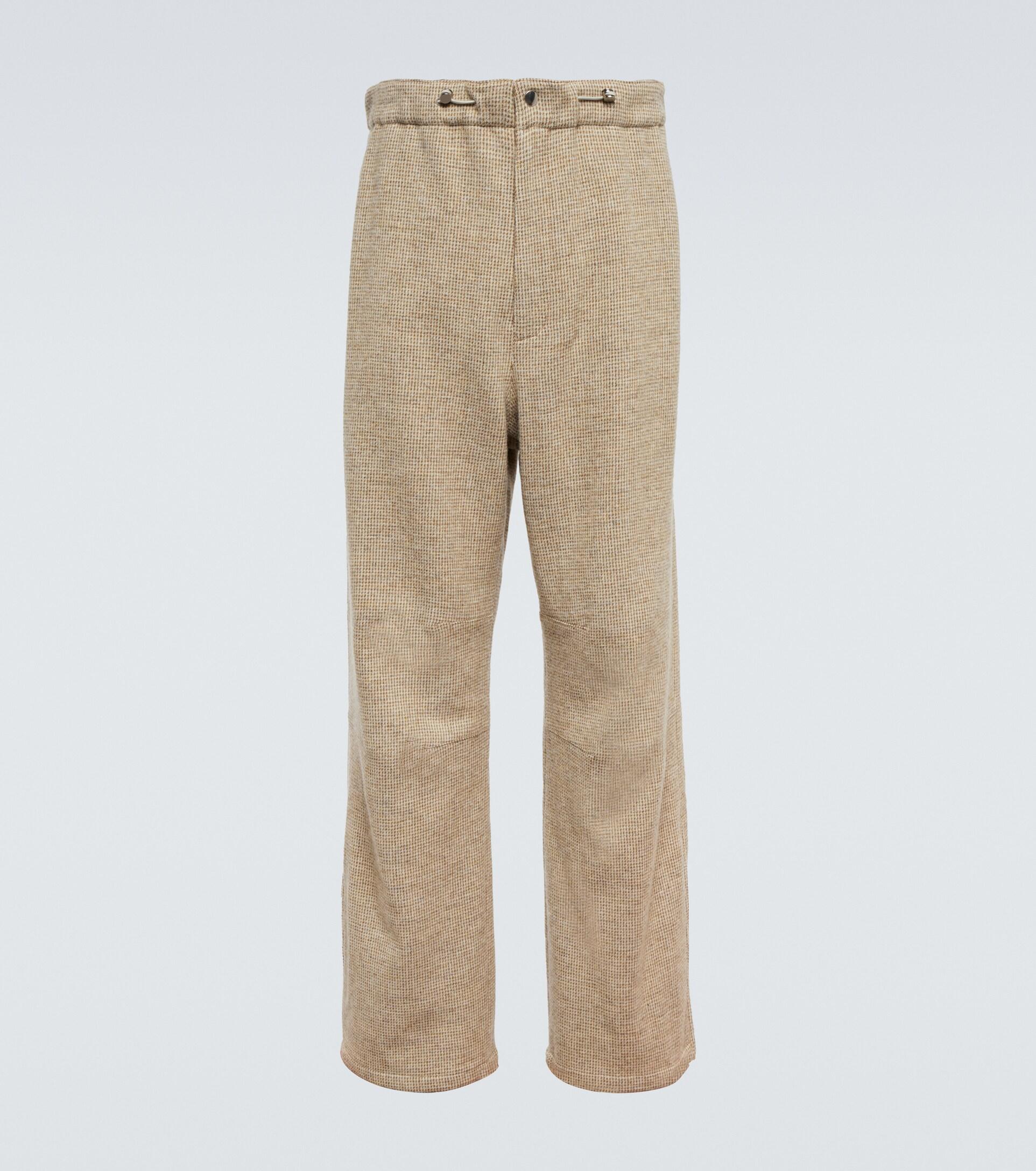 AURALEE Wool Tweed Pants in Natural for Men Lyst