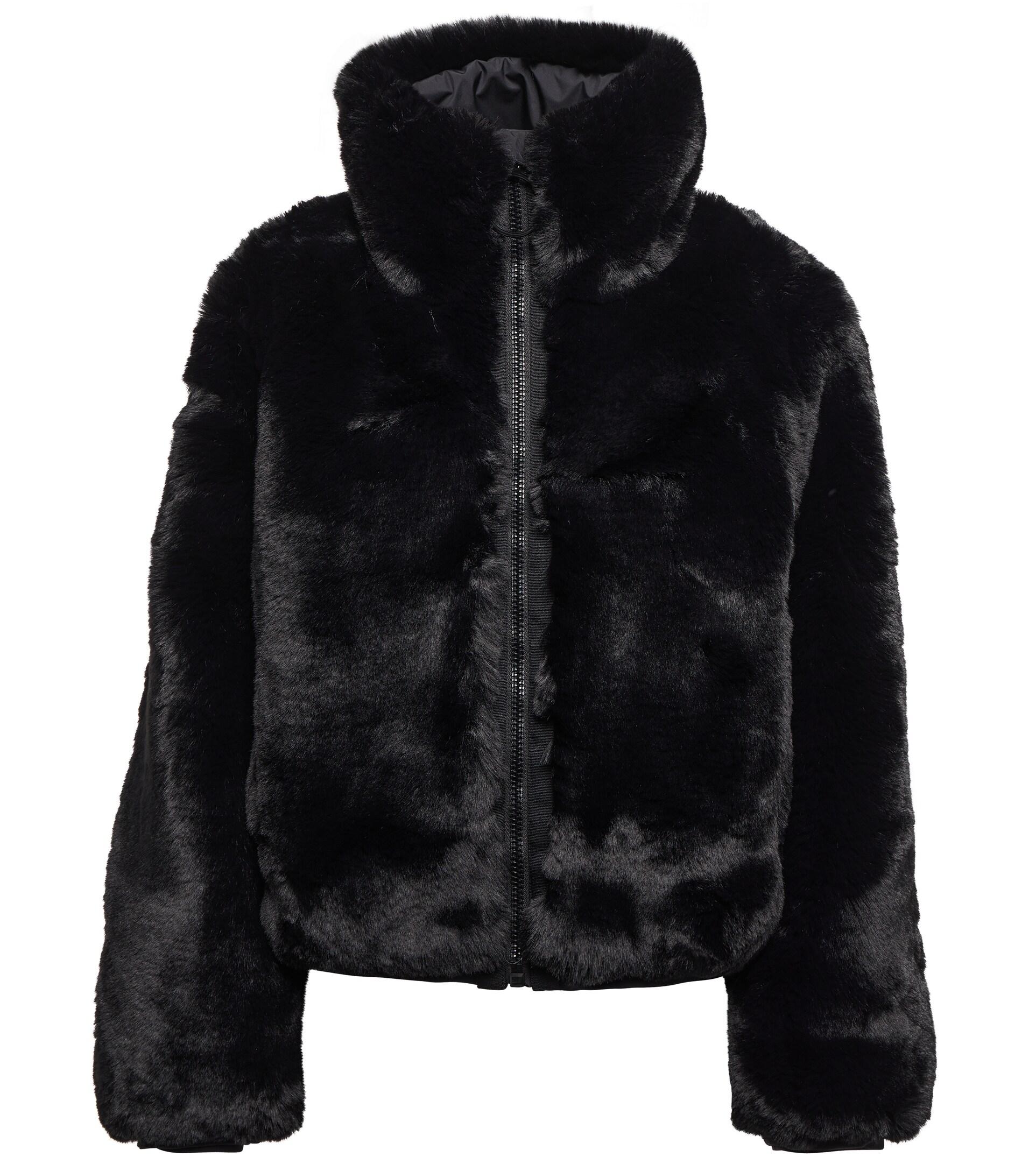 Goldbergh Victoria Faux Fur Jacket in Black | Lyst