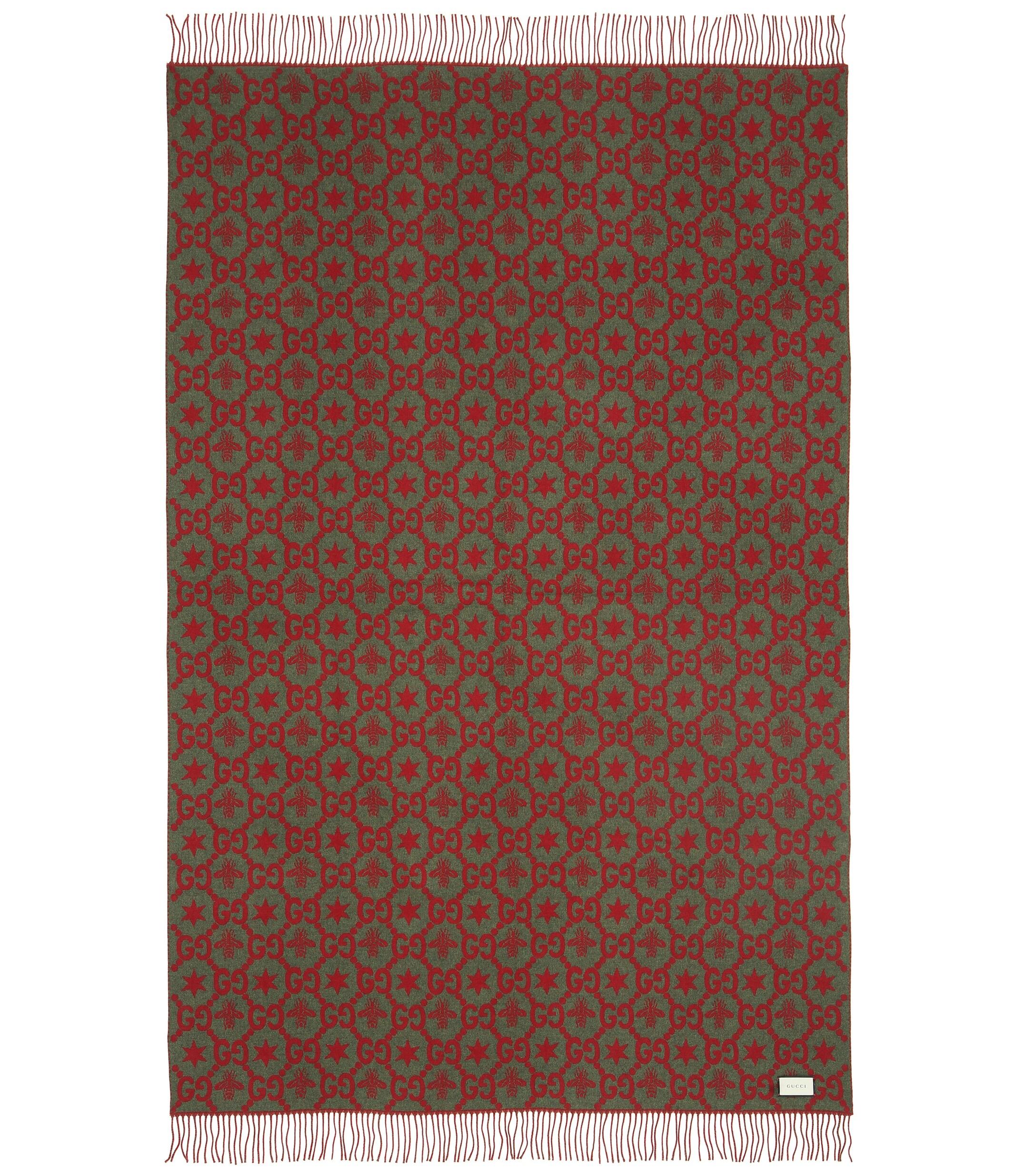 Gucci Wool Blanket in Red Lyst