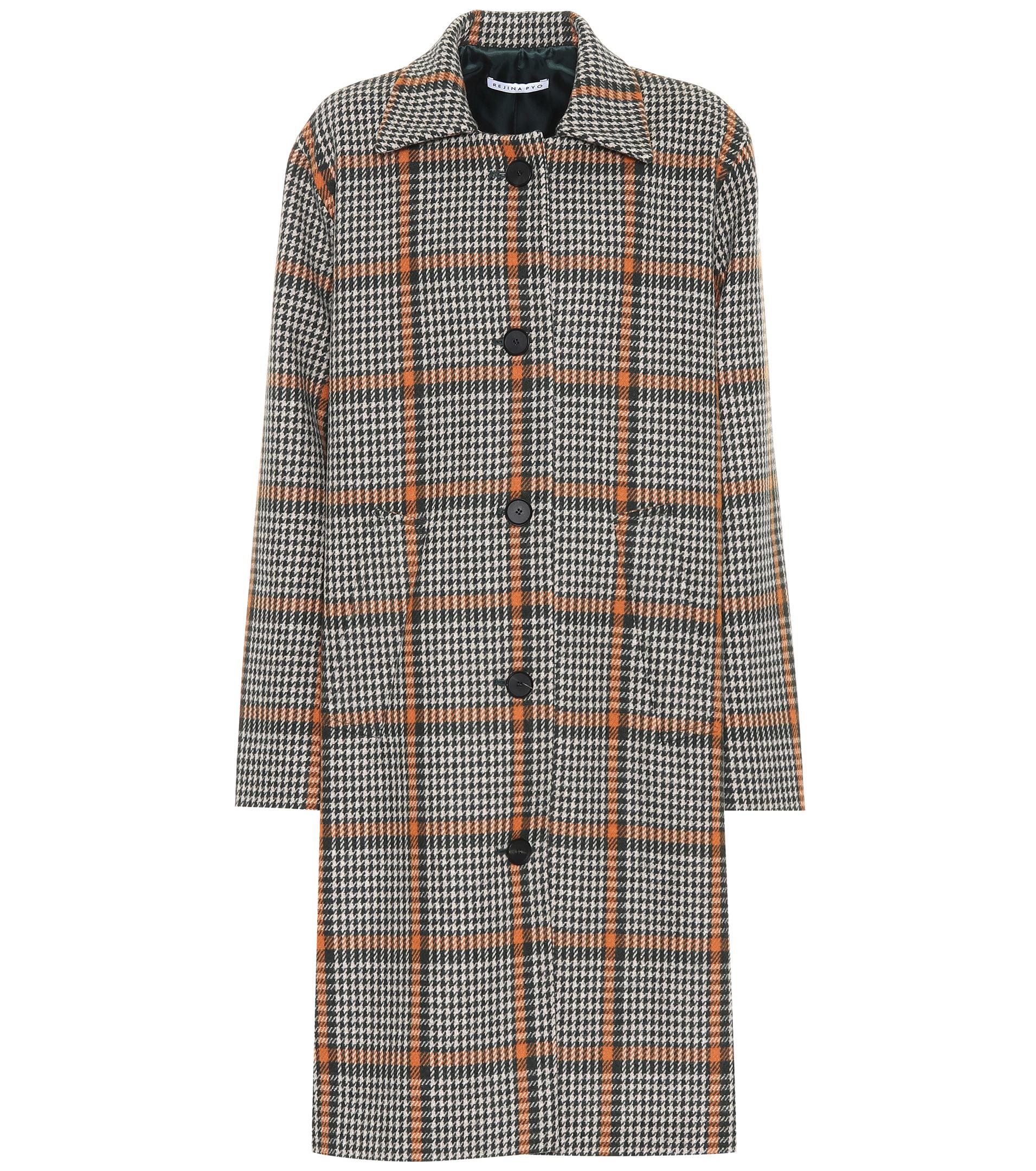 Rejina Pyo Cary Wool-blend Coat in Brown - Lyst