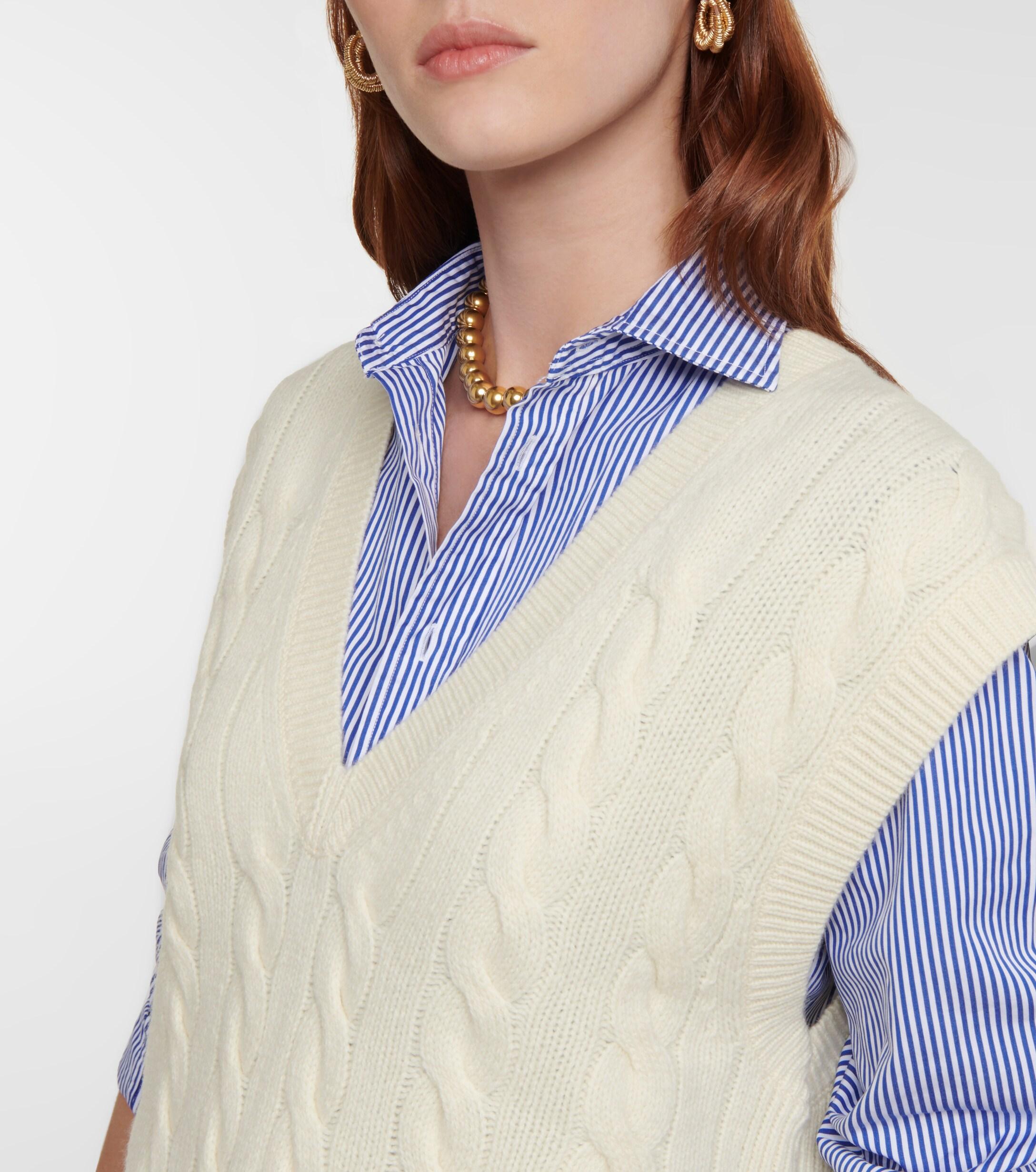 Polo Ralph Lauren Cable-knit Sweater Vest | Lyst UK