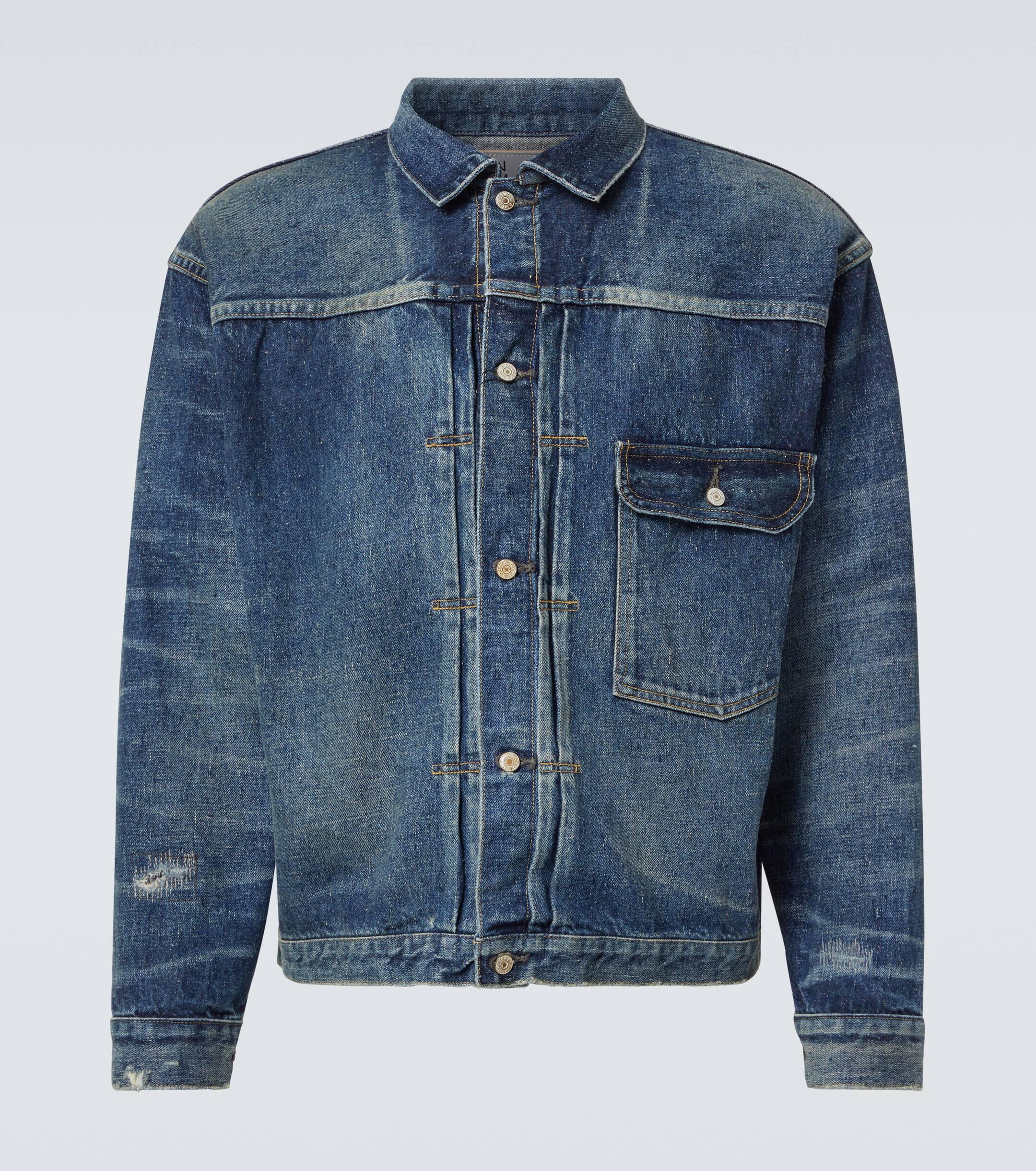 Junya Watanabe X New Manual Denim Jacket in Blue for Men  